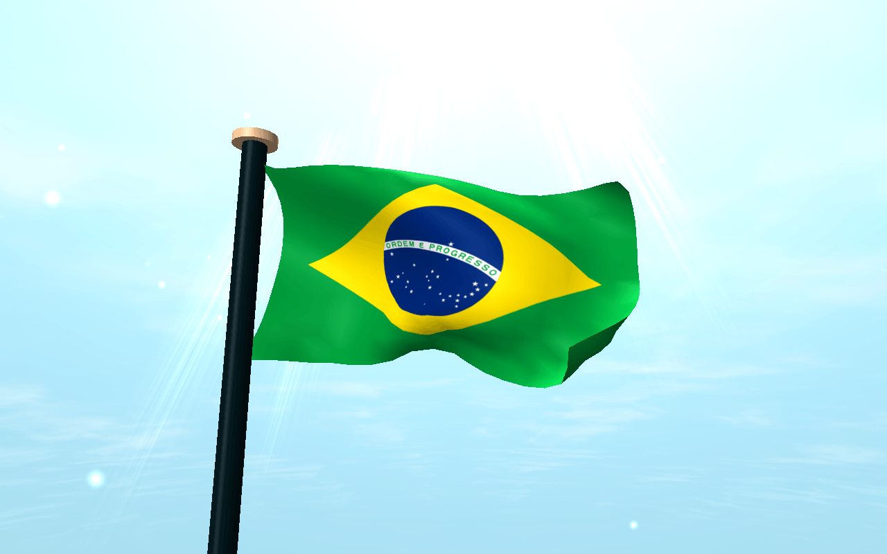 Brazil Flag 3D Wallpapers