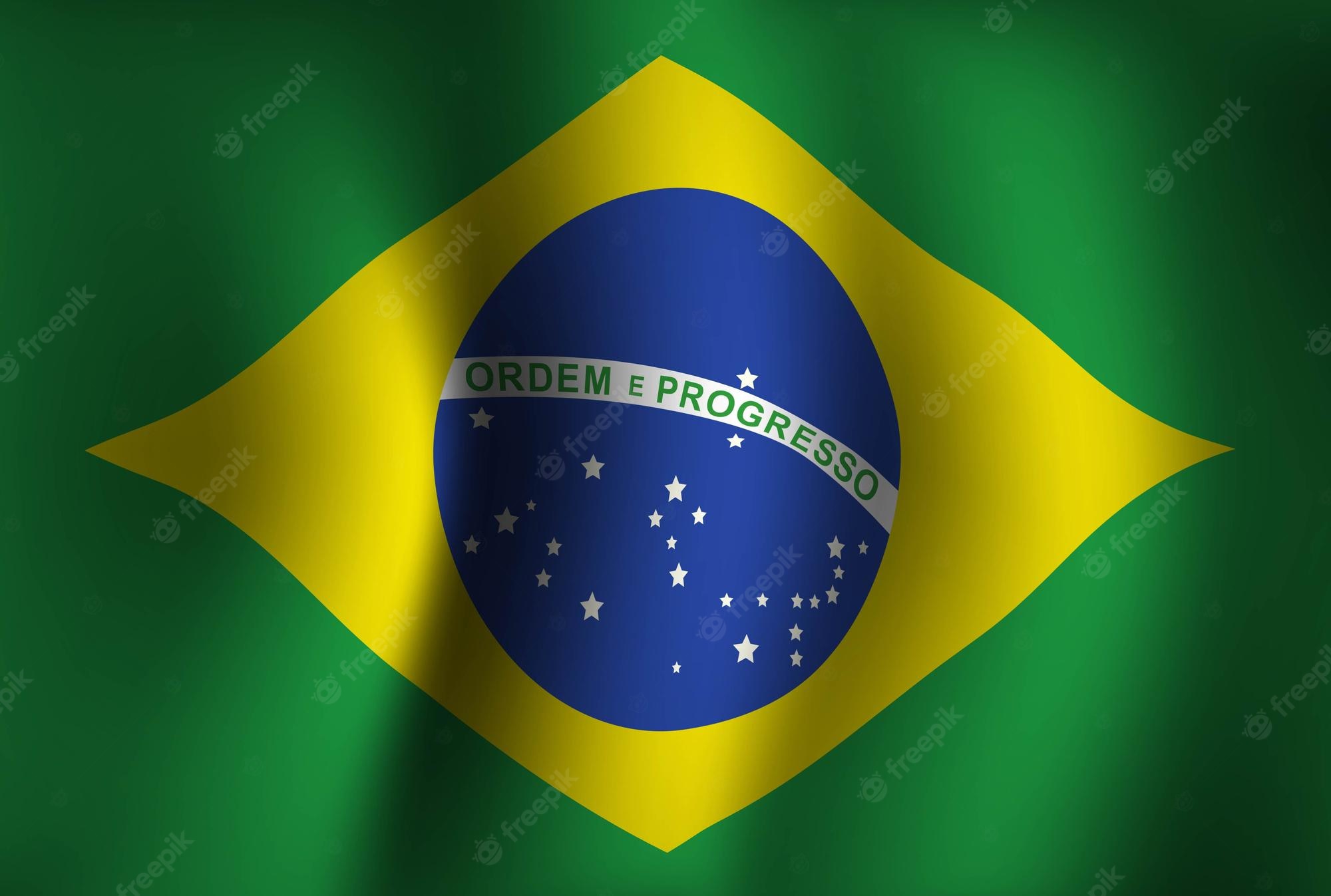 Brazil Flag 3D Wallpapers