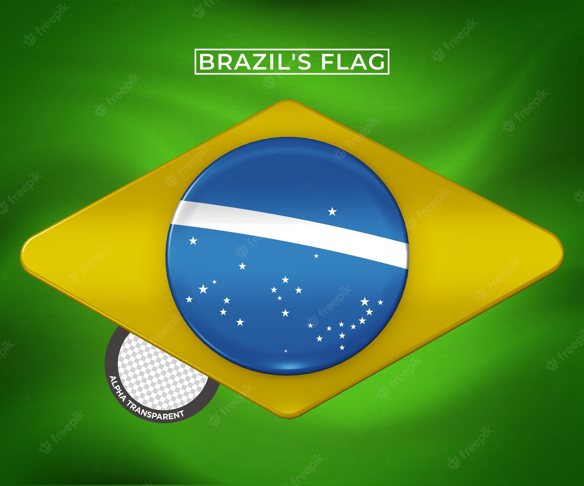 Brazil Flag 3D Wallpapers