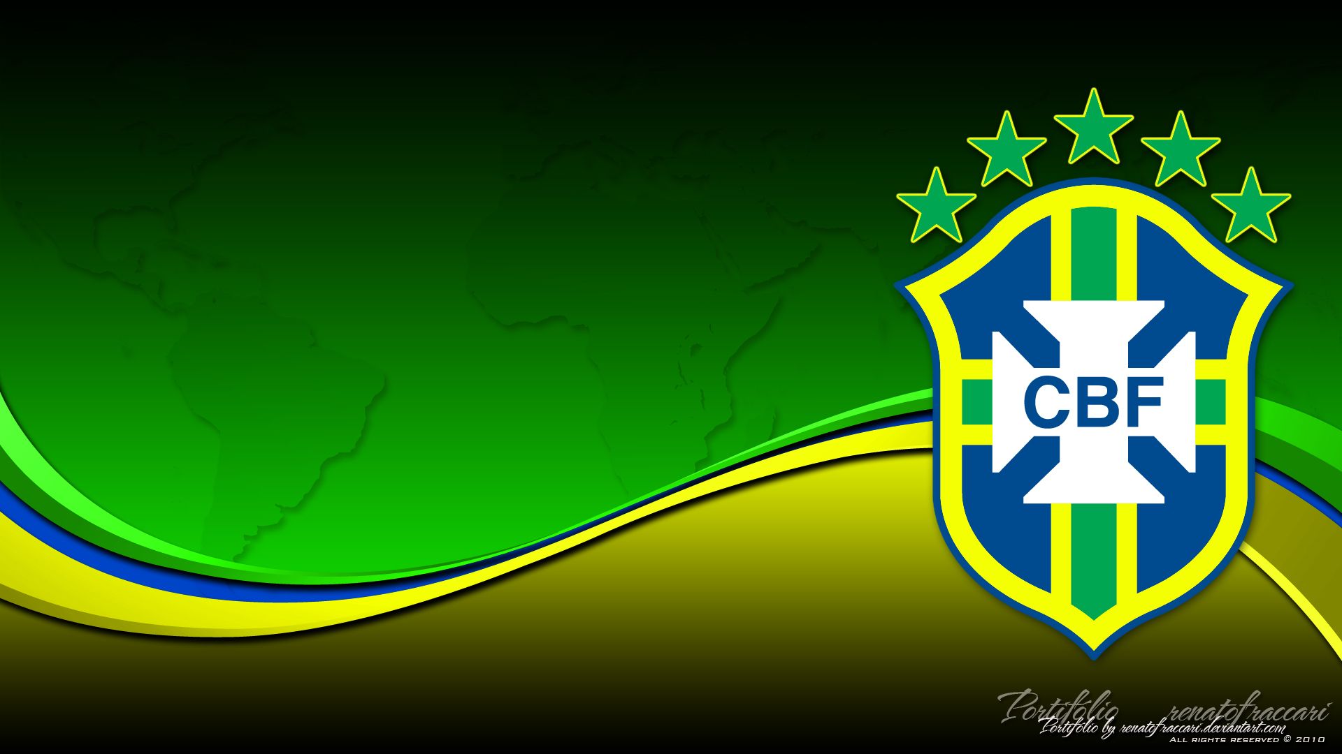 Brazil Flag 3D Wallpapers