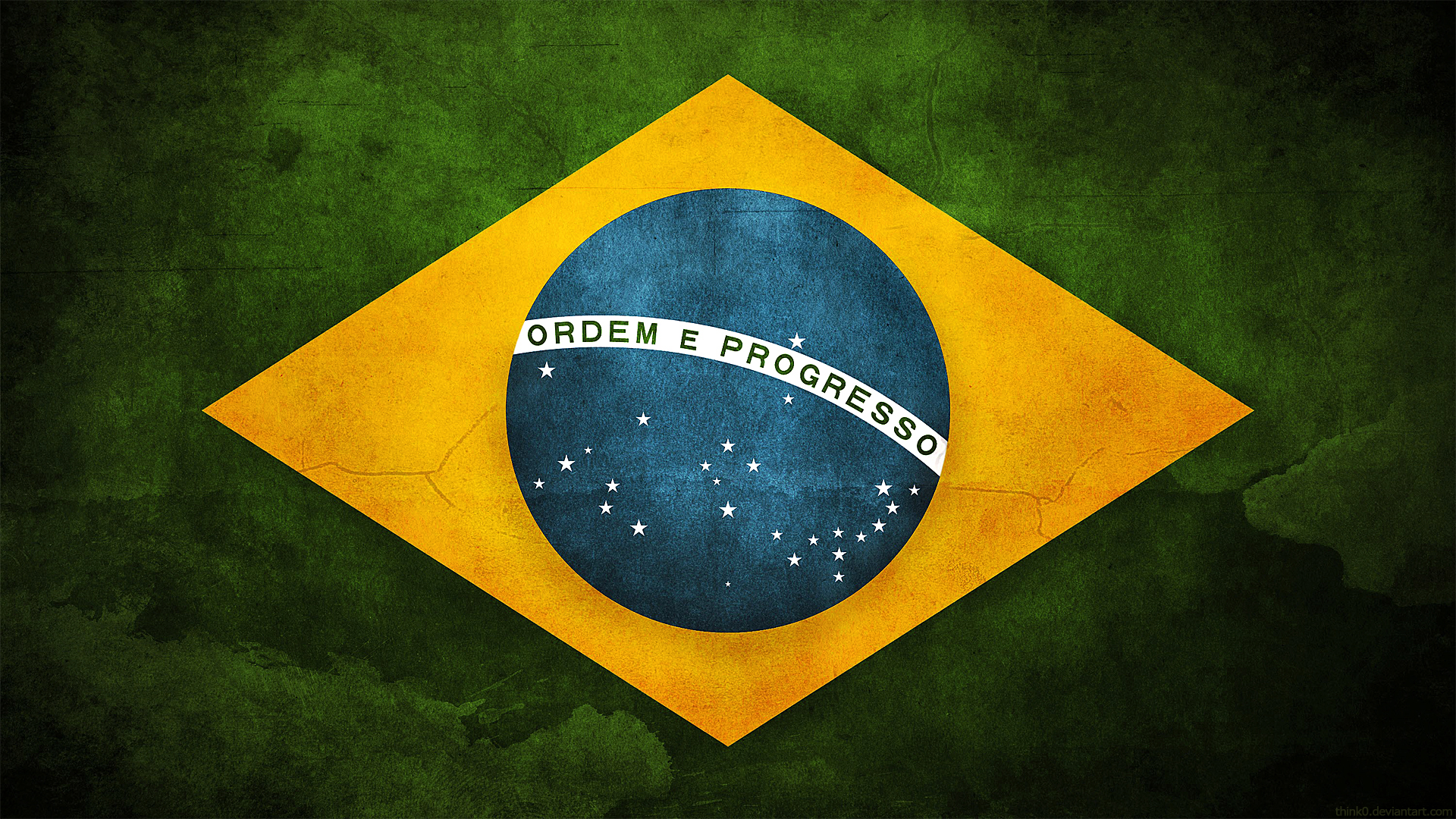 Brazil Flag 3D Wallpapers