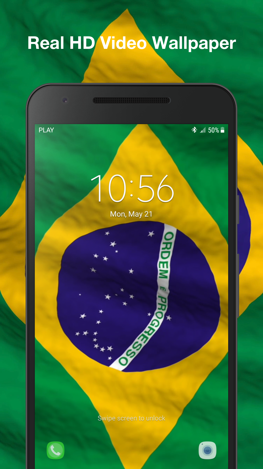 Brazil Flag 3D Wallpapers