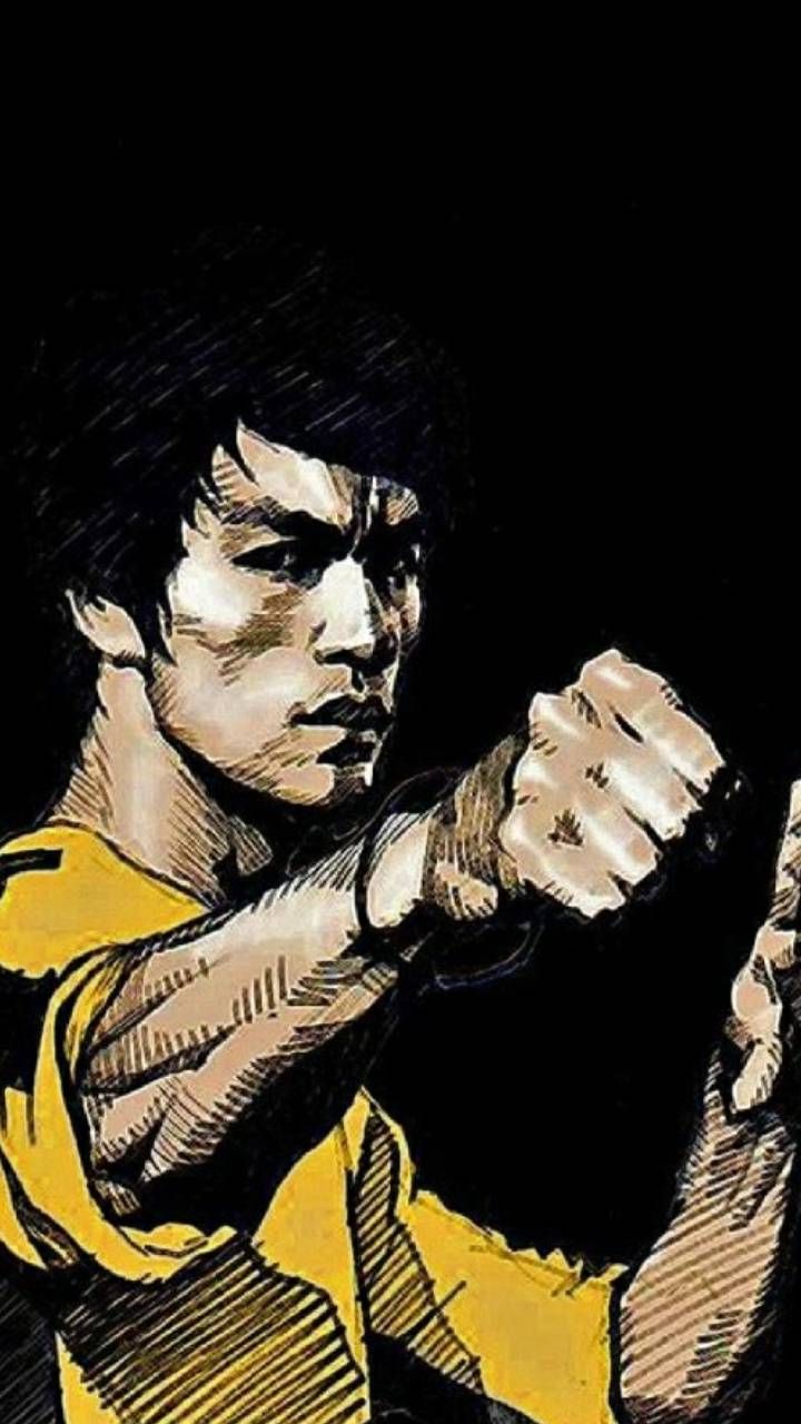 Bruce Lee Cartoon Images Wallpapers