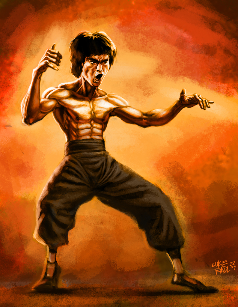 Bruce Lee Cartoon Images Wallpapers