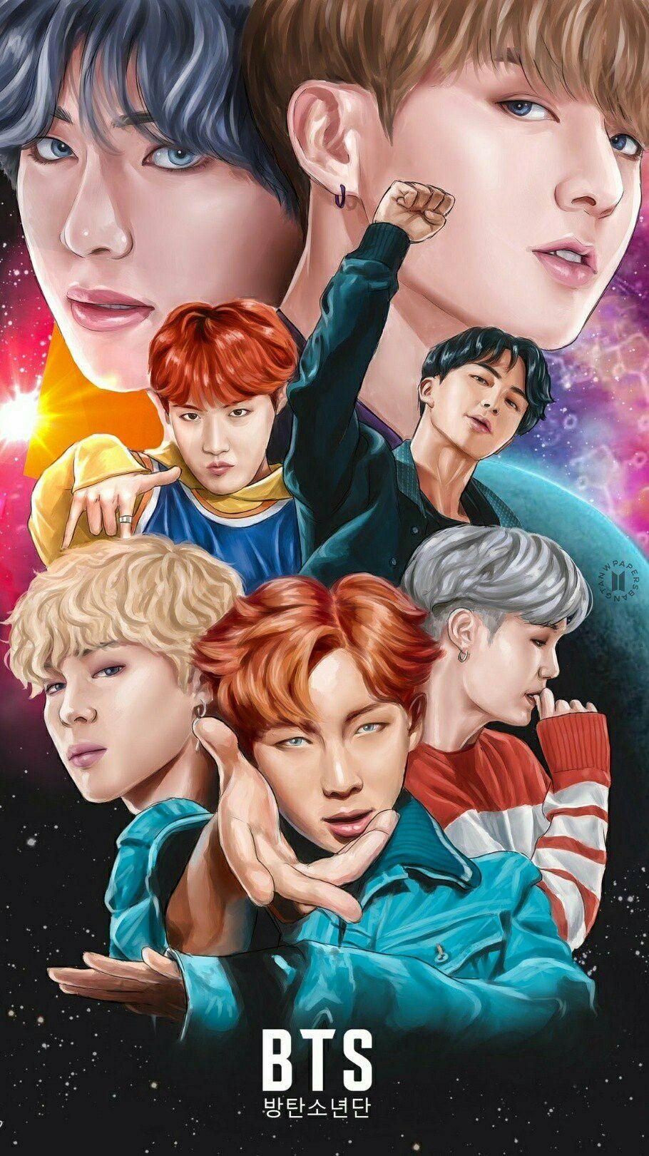 Bts Anime Wallpapers