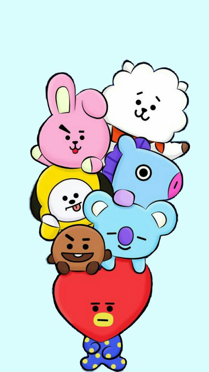 Bts Cartoon Wallpapers