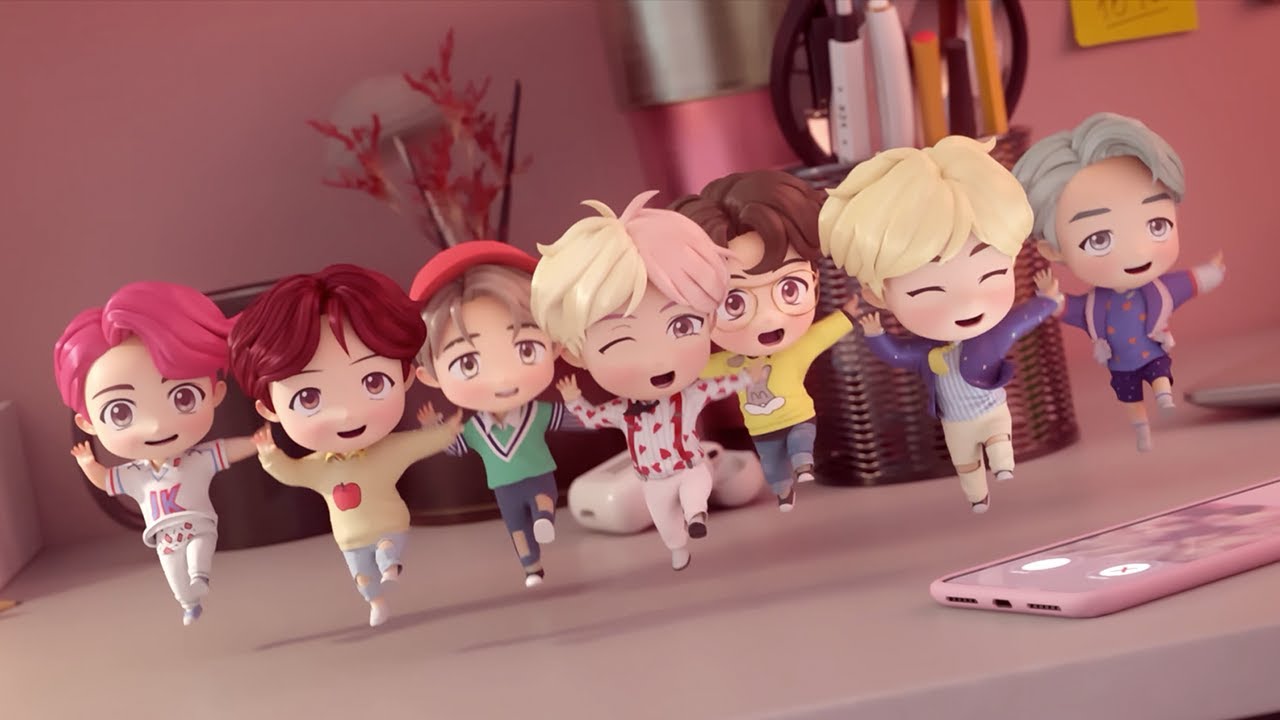 Bts Cartoon Wallpapers