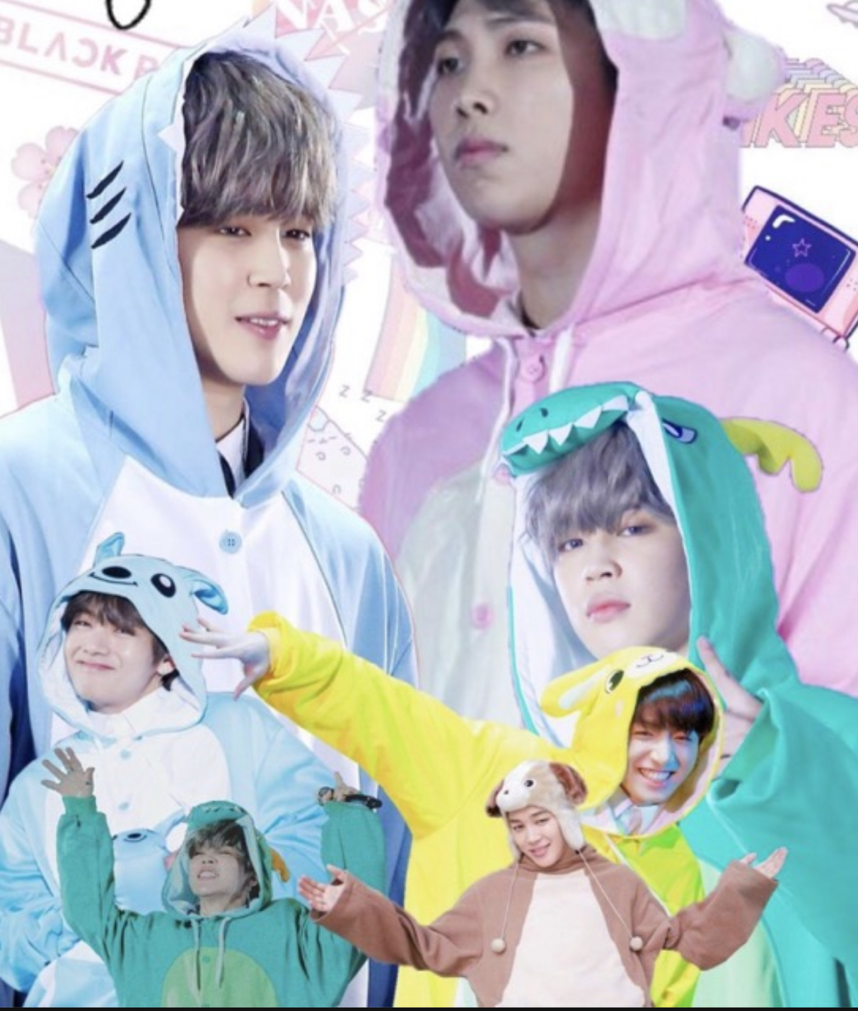 Bts In Onesies Wallpapers