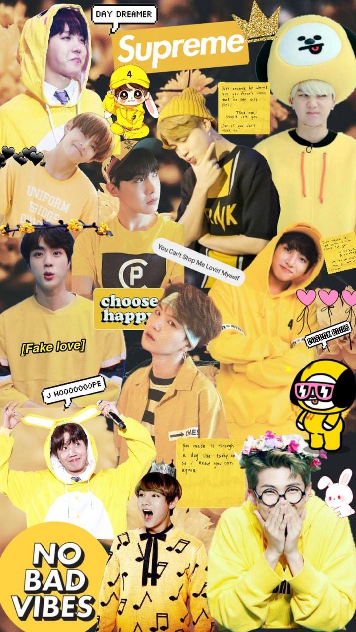 Bts In Yellow Wallpapers