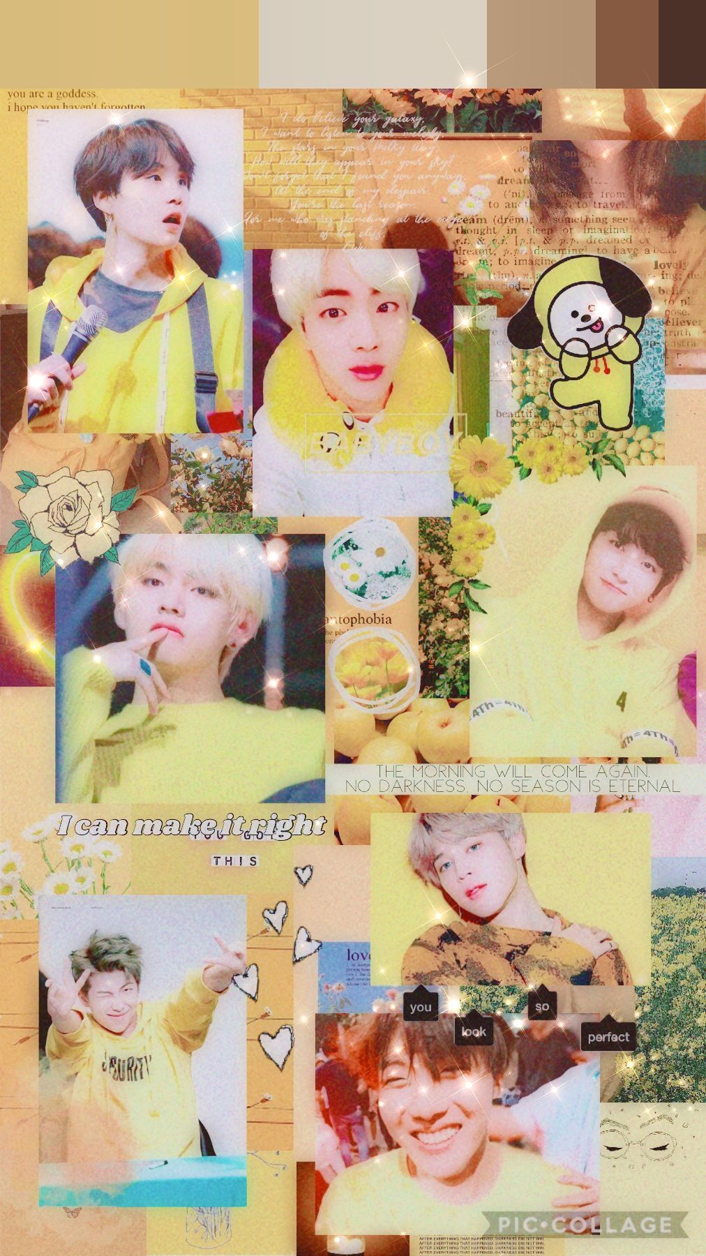 Bts In Yellow Wallpapers