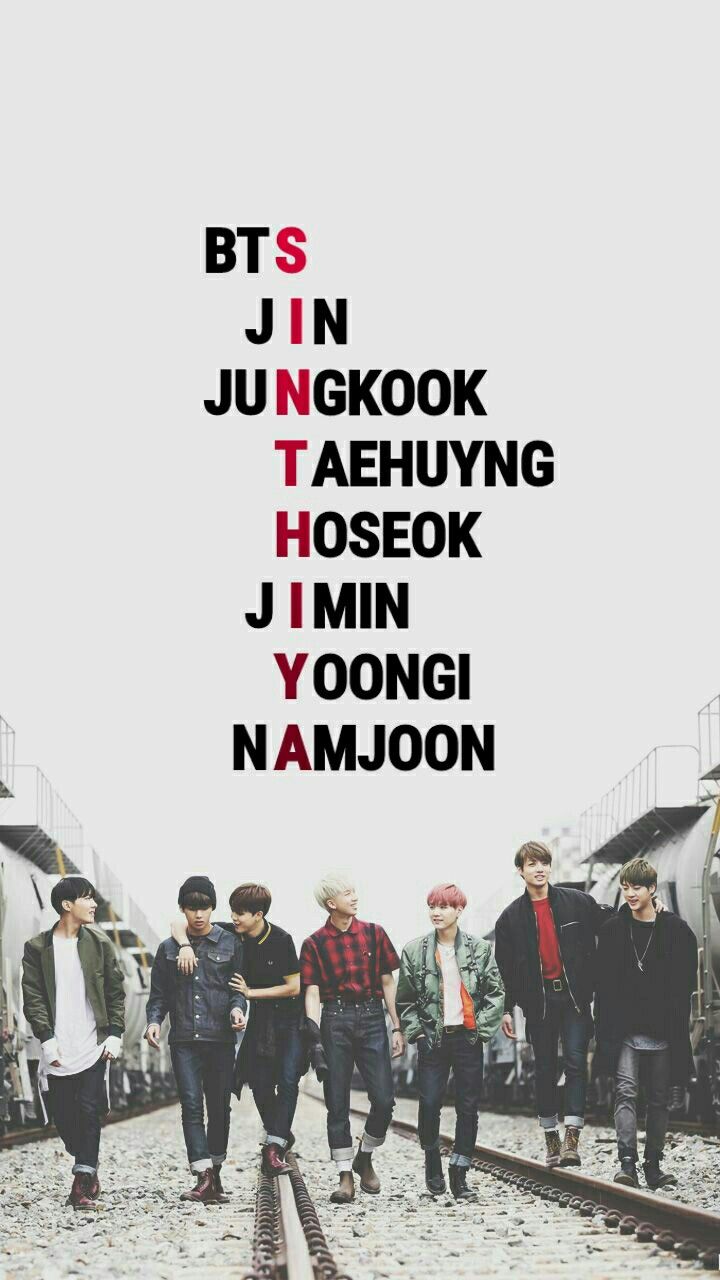 Bts Name Wallpapers