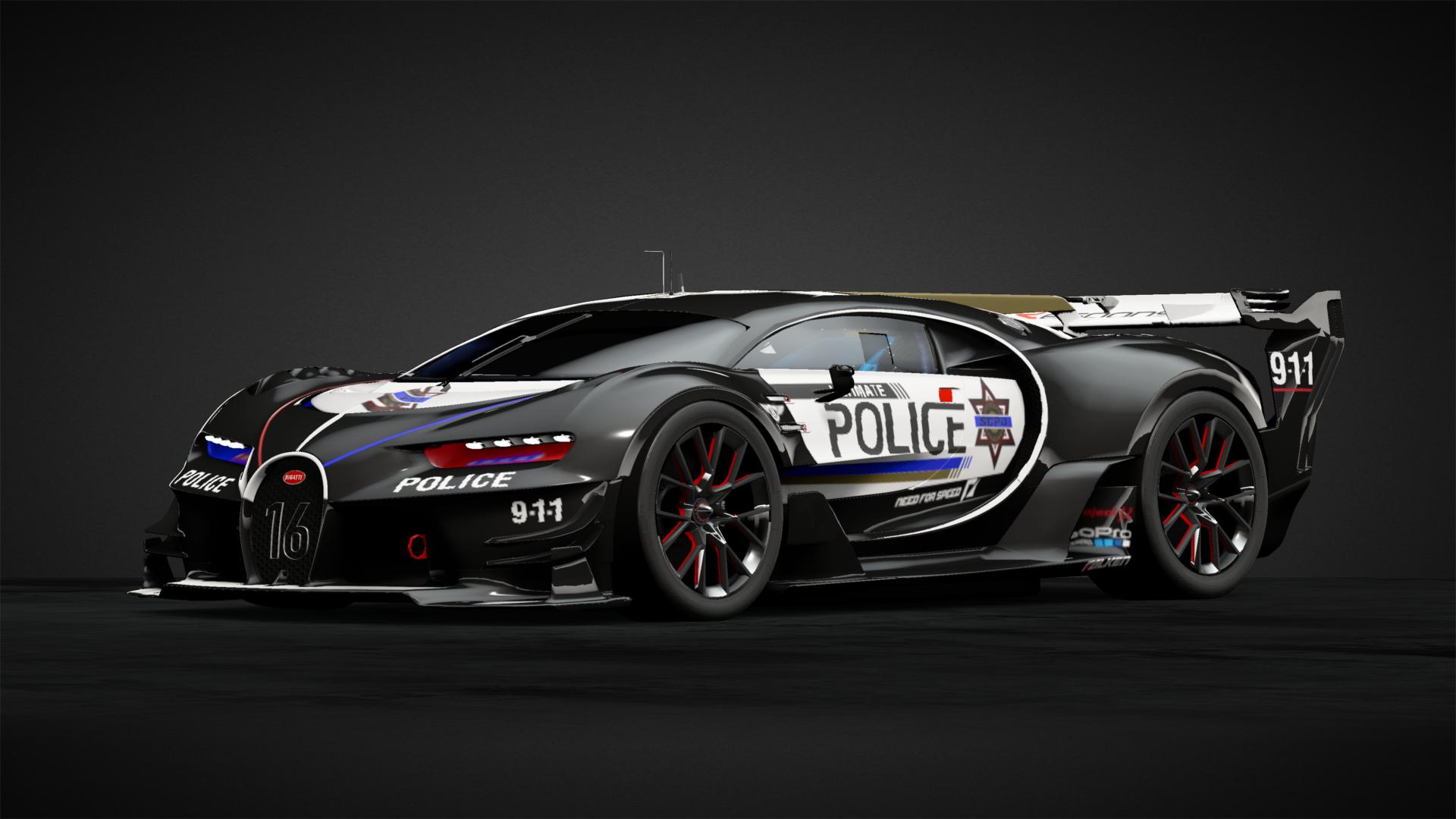 Bugatti Chiron Police Car Wallpapers