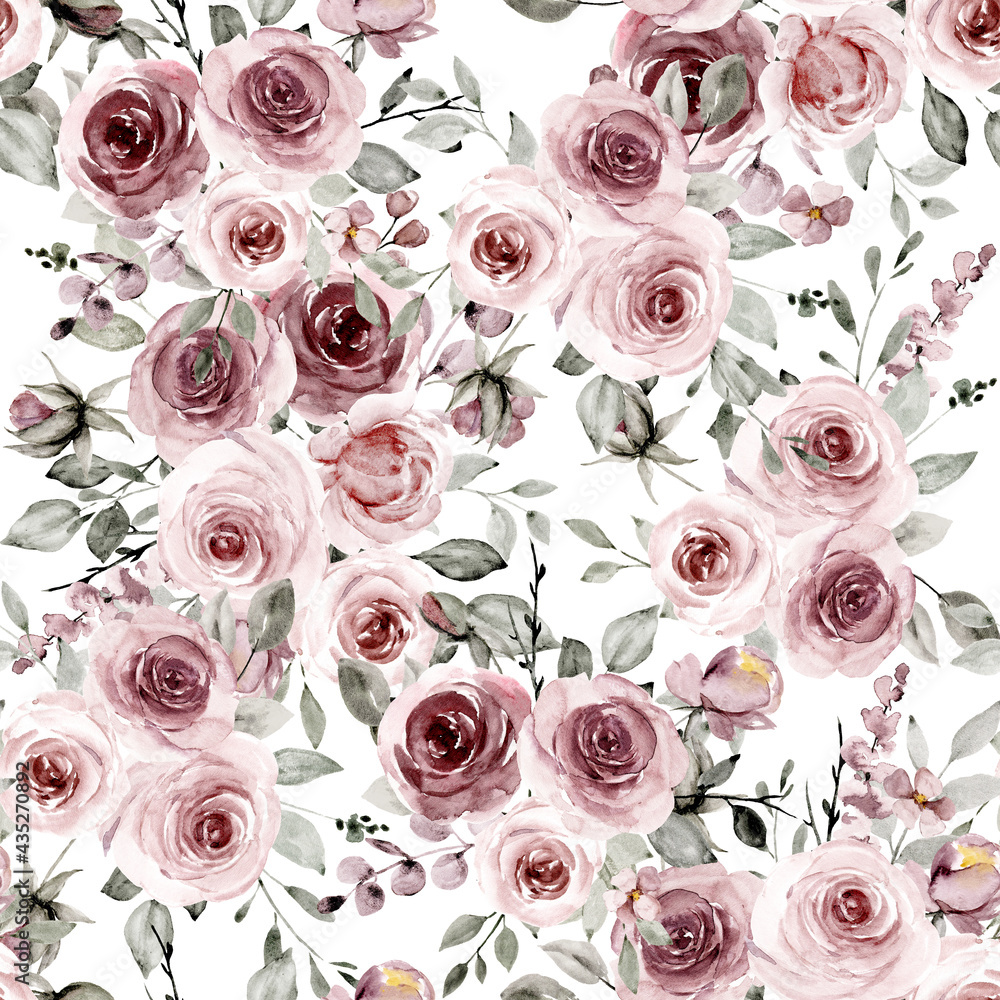 Burgundy Roses Wallpapers