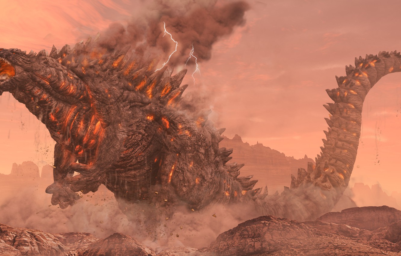 Burning Godzilla Wallpapers