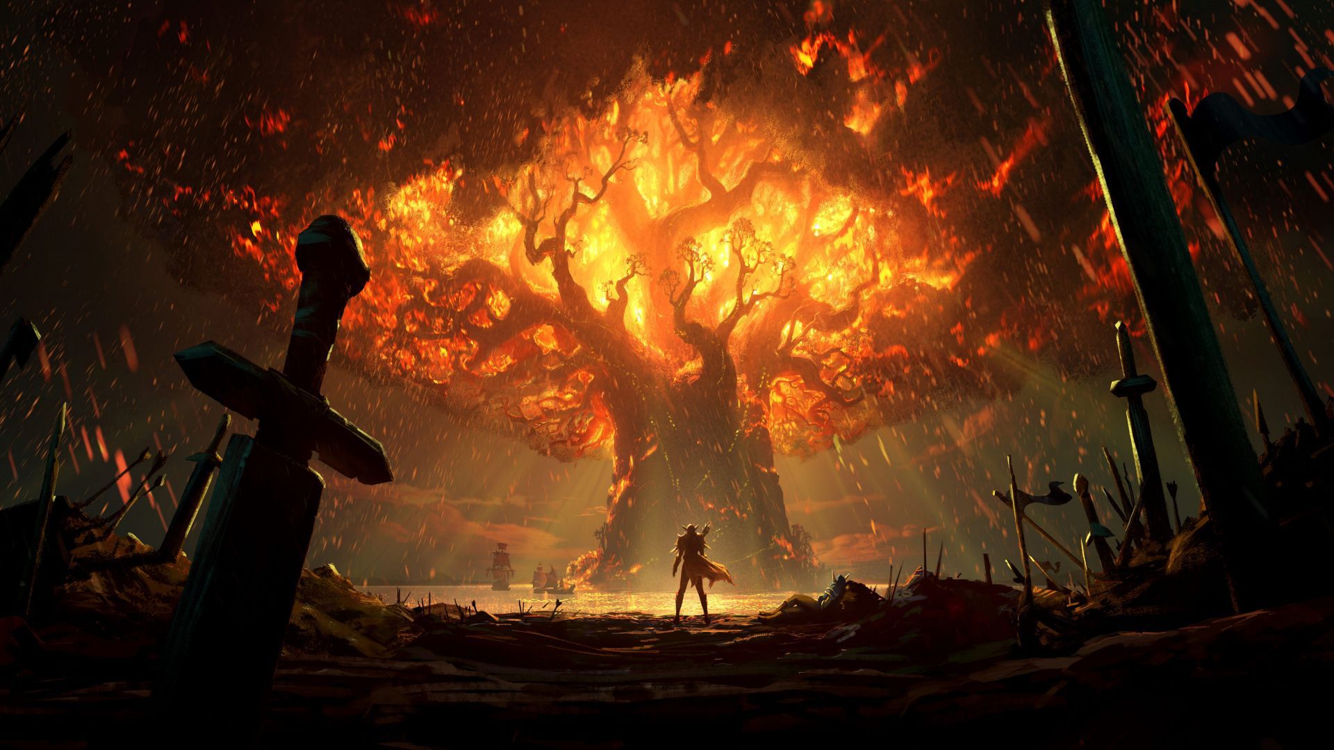 Burning Of Teldrassil Wallpapers