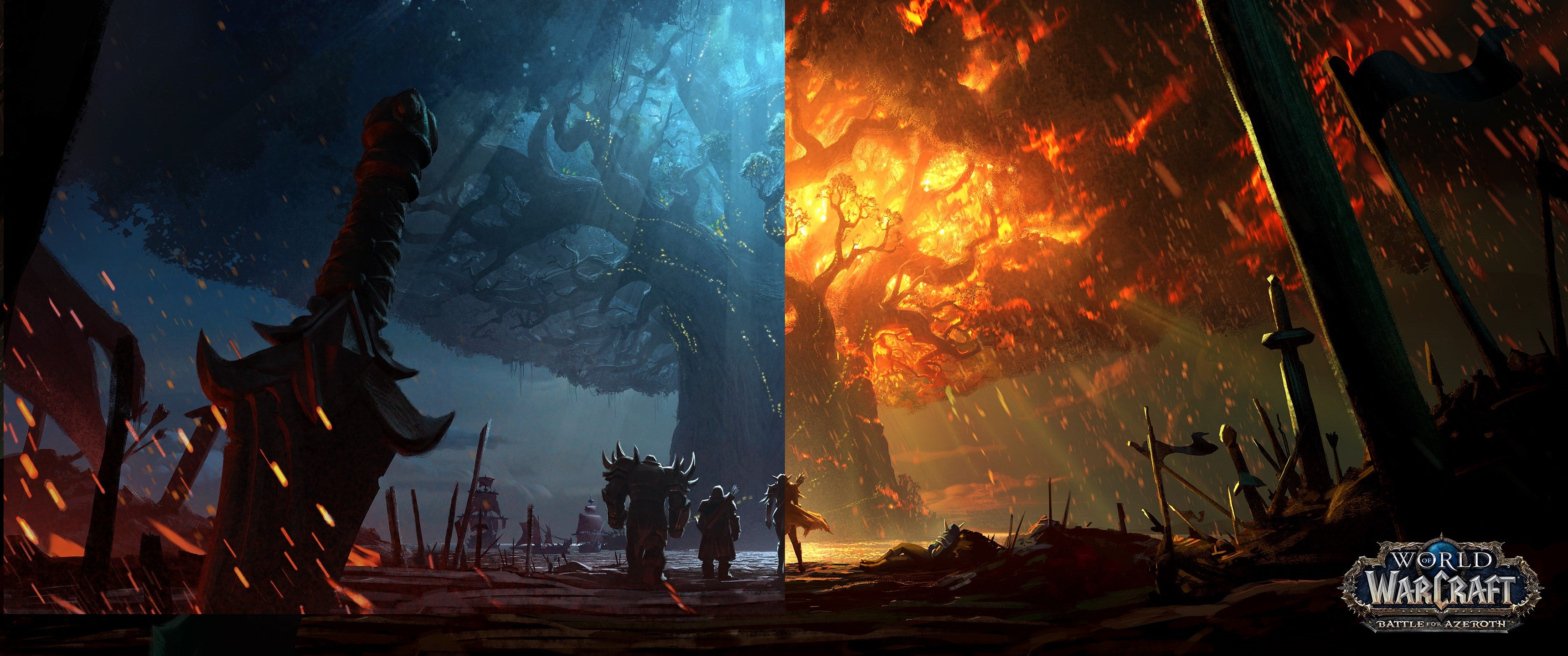 Burning Of Teldrassil Wallpapers