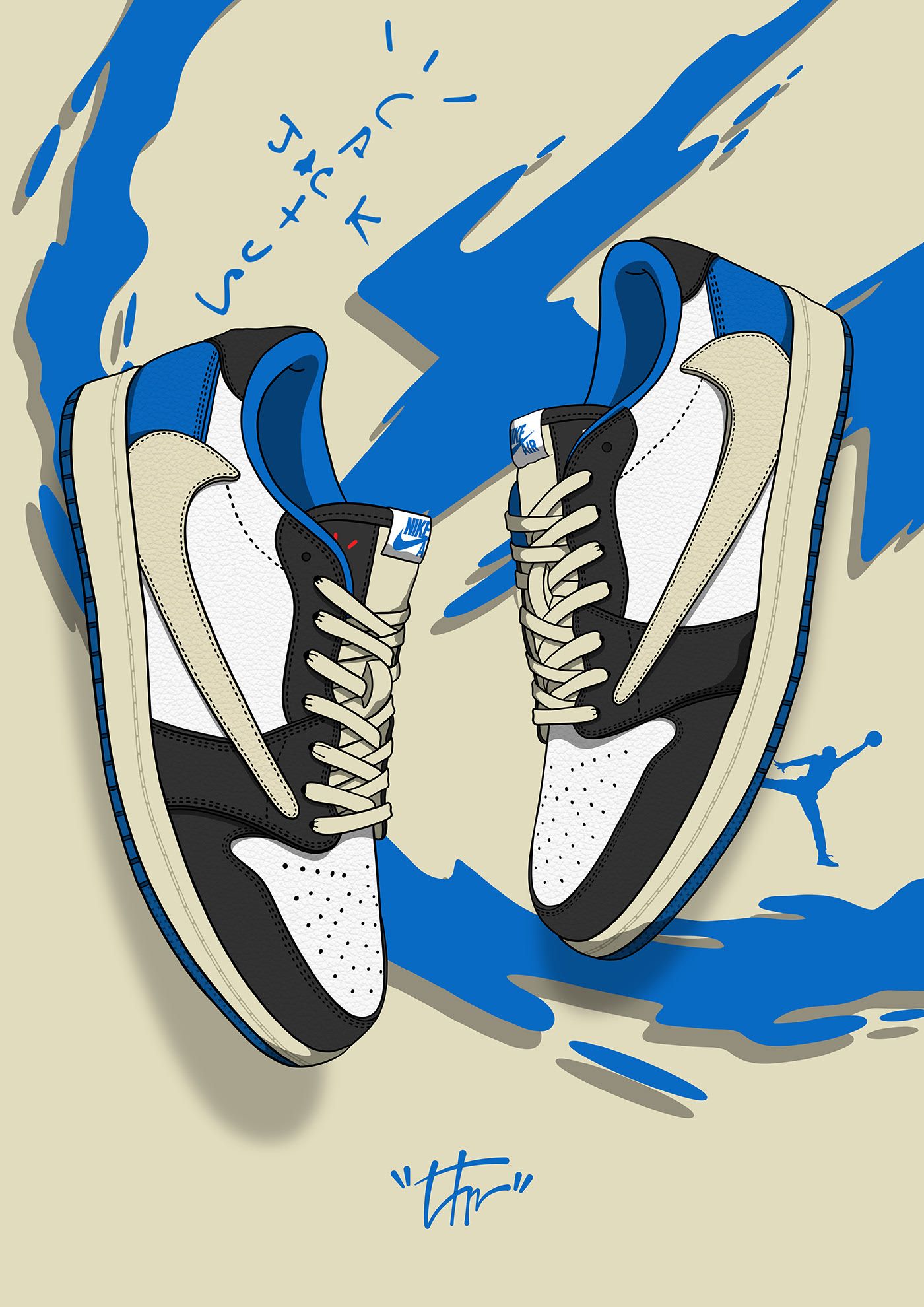 Cactus Jack Jordan 1 Wallpapers