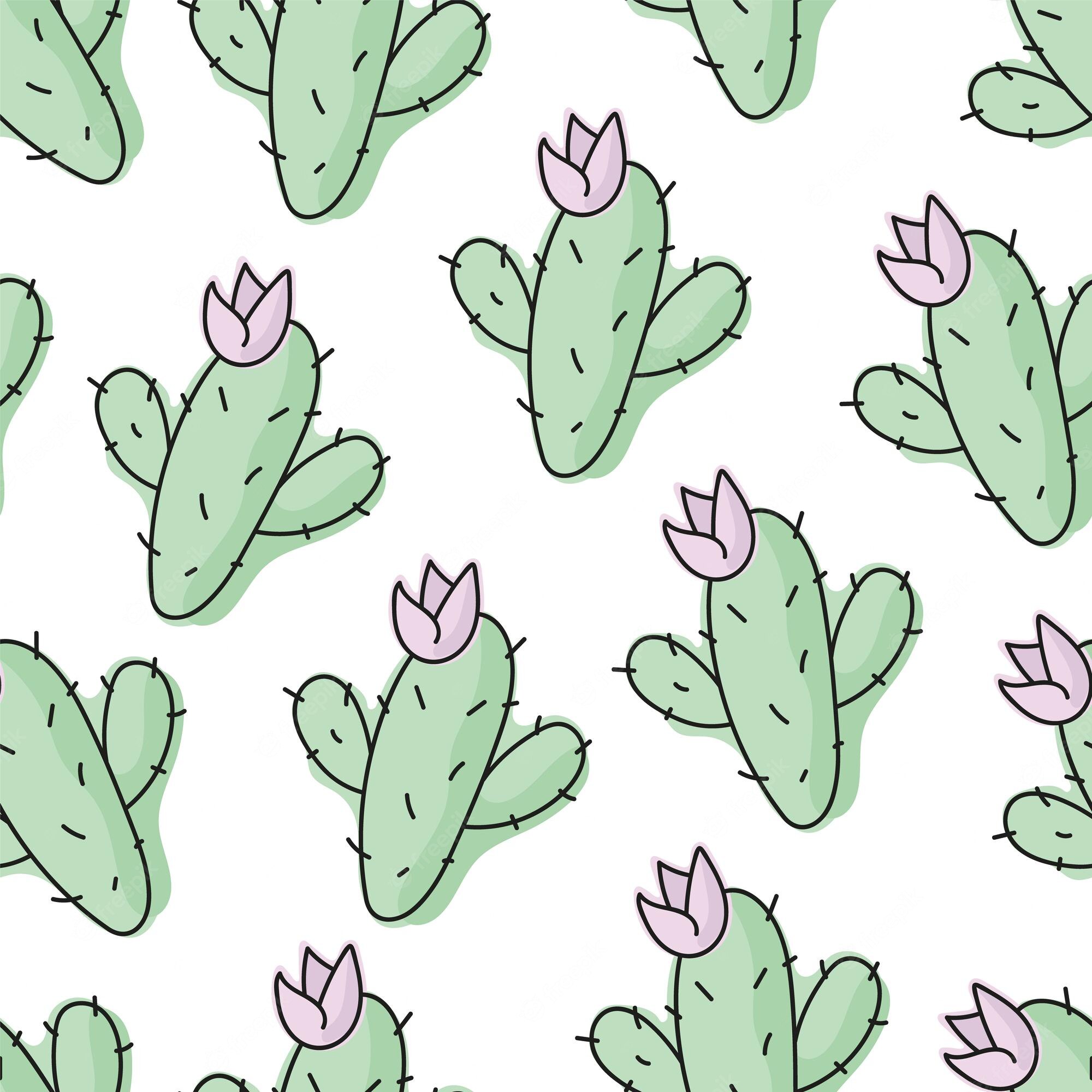 Cactus Print Wallpapers