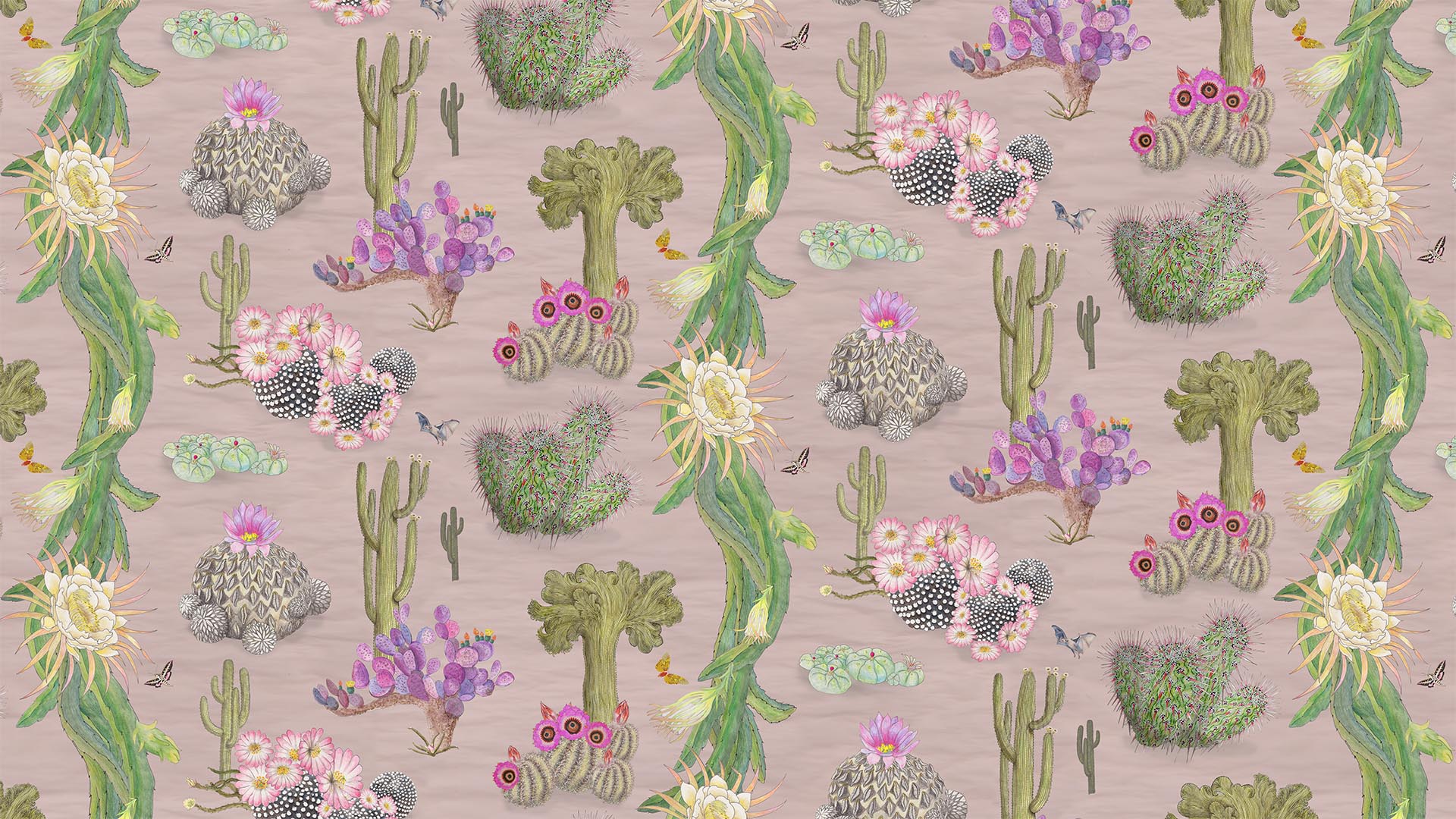 Cactus Print Wallpapers