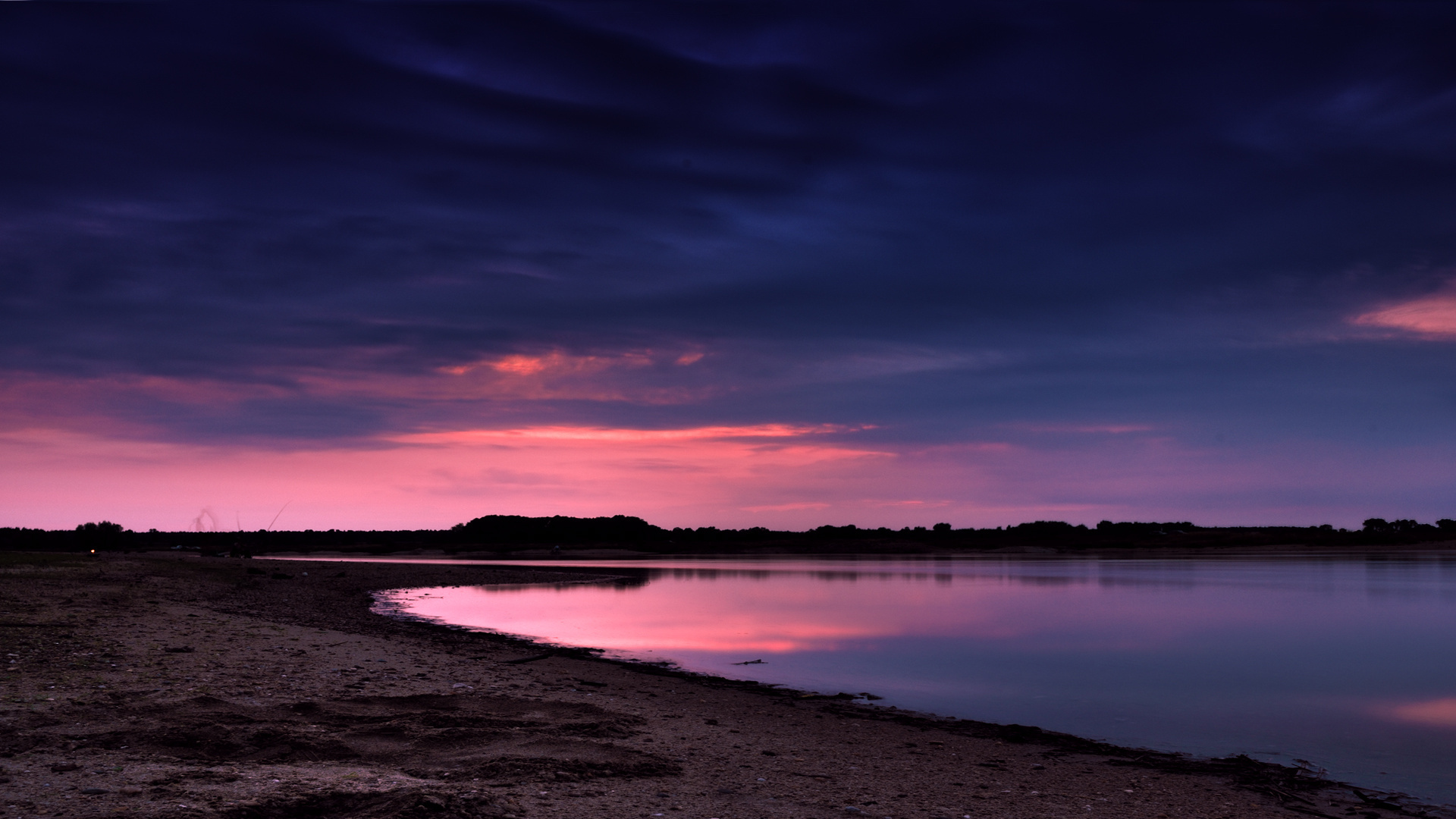 California Beach At Night Wallpapers