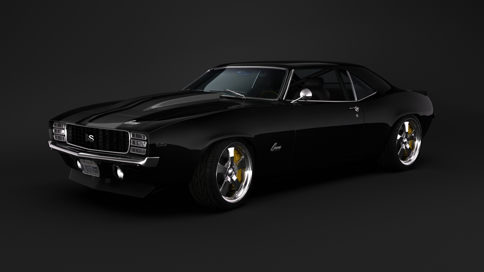 Camaro 1969 Black Wallpapers