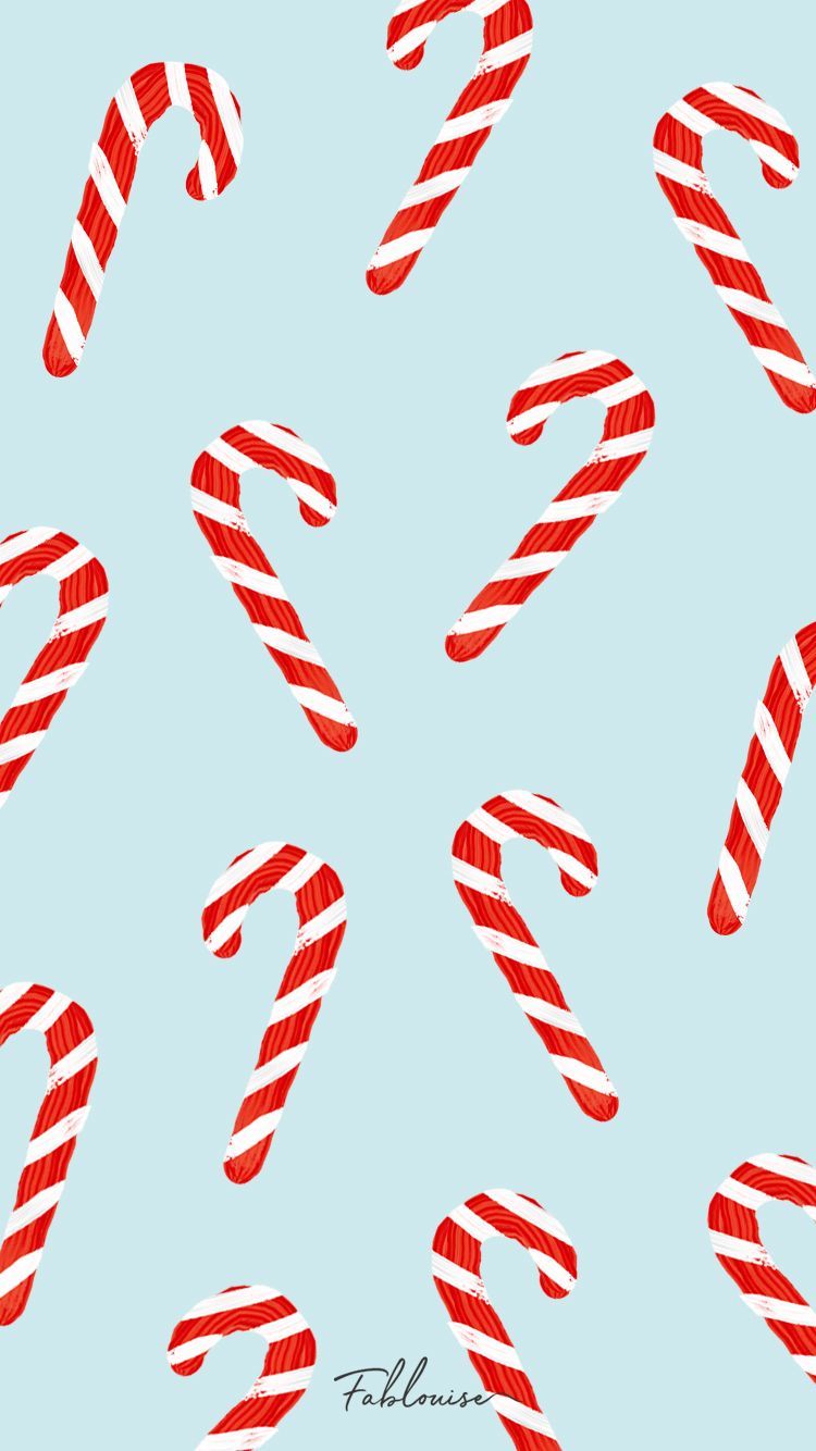 Candy Cane Aesthetic Wallpapers