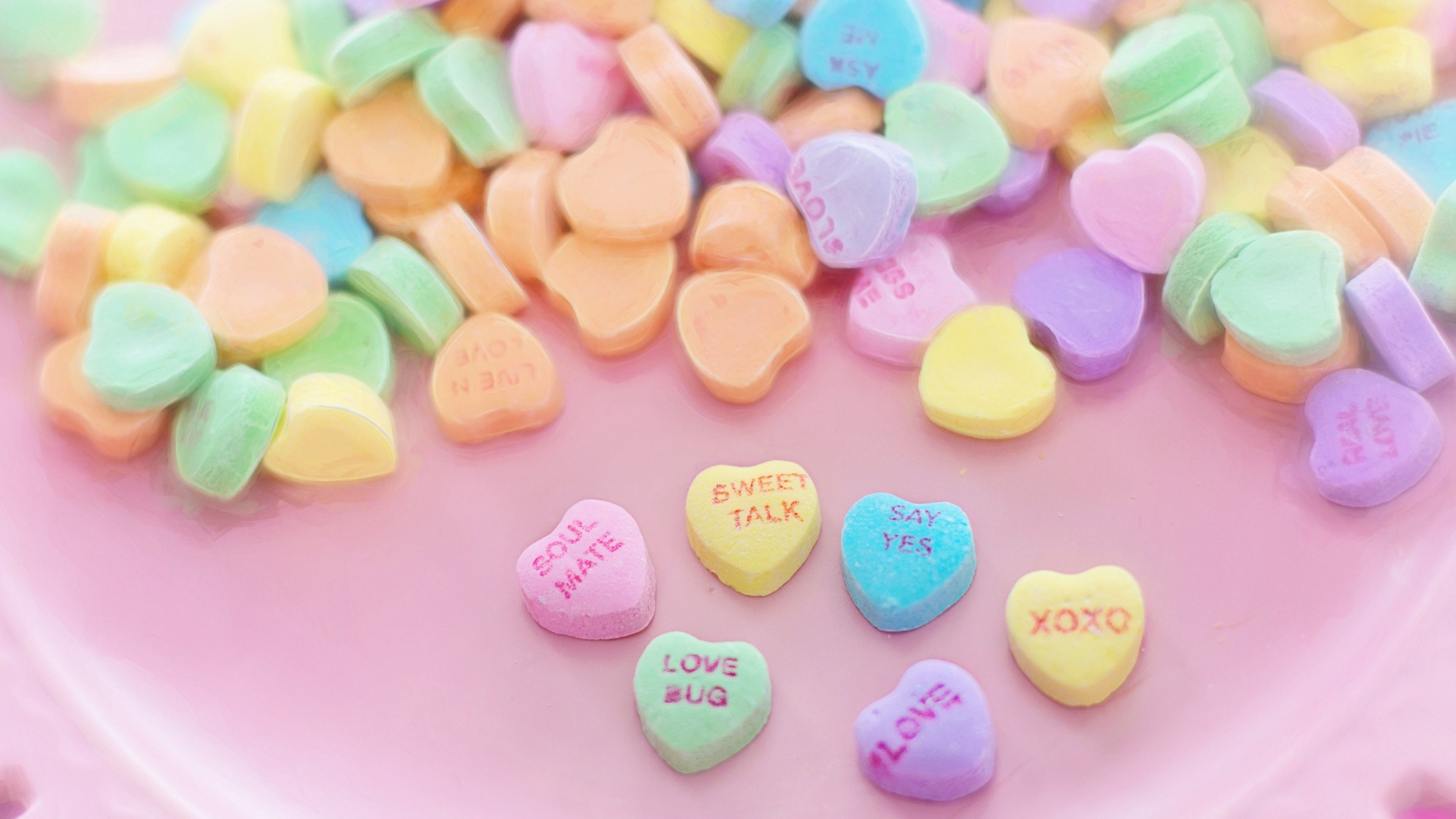 Candy Hearts Wallpapers