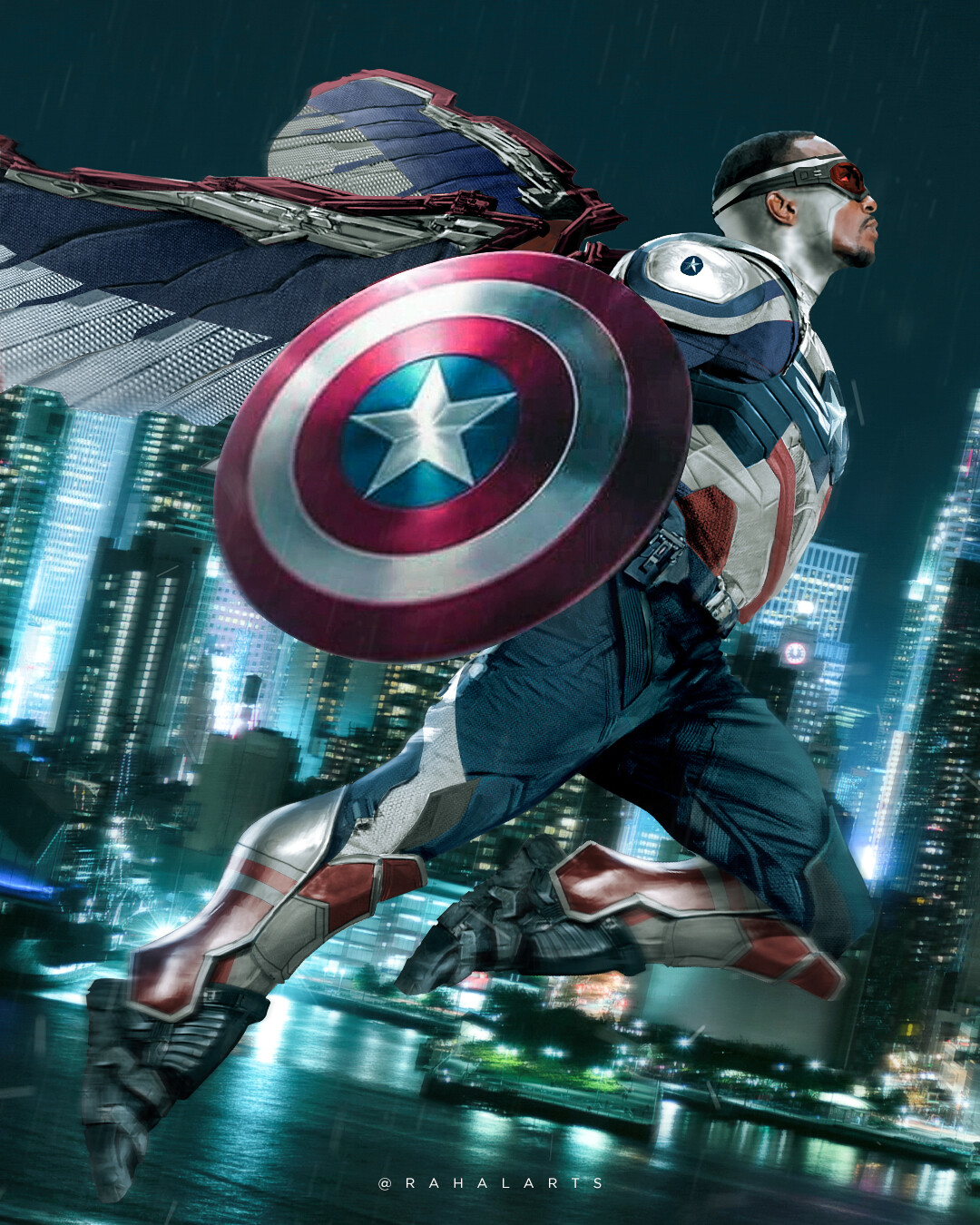 Captain America Cracked Screen Wallpapers