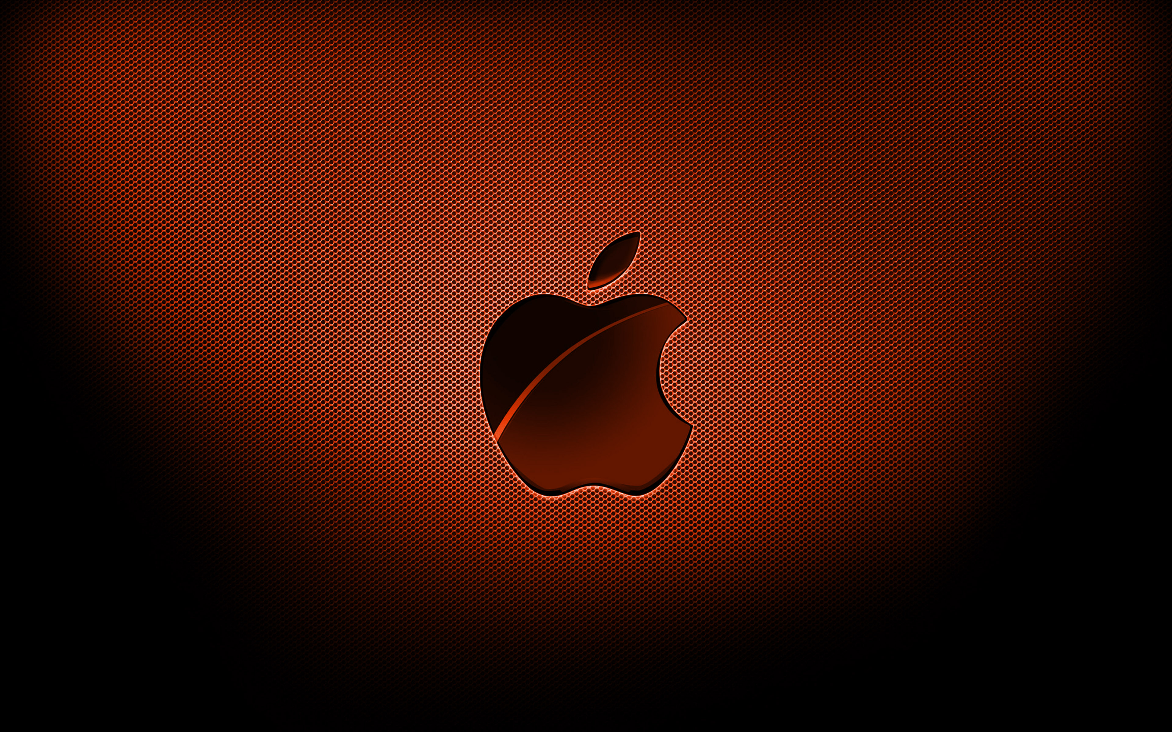 Carbon Fiber Apple Logo Wallpapers