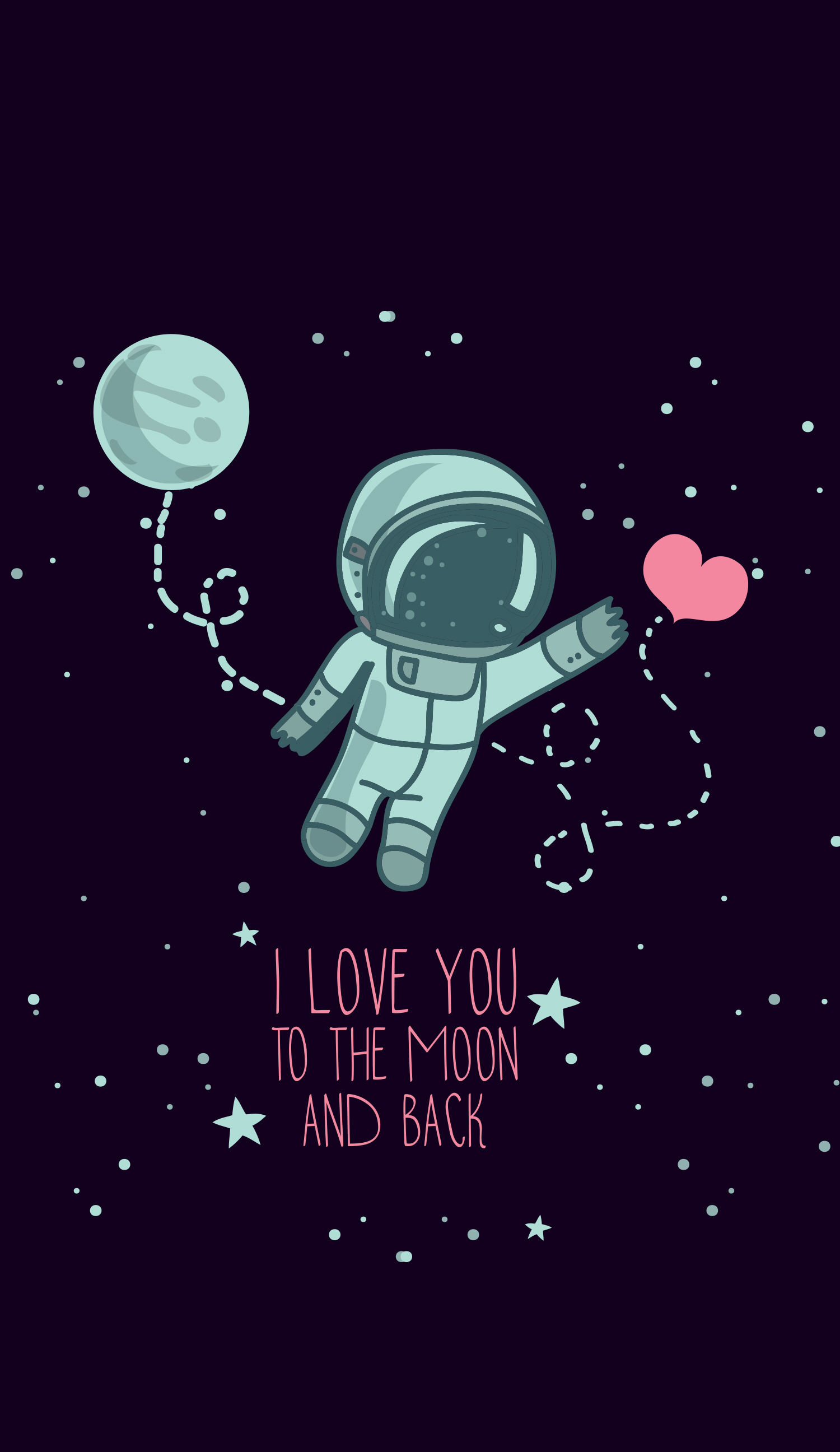 Cartoon Astronaut Floating Wallpapers