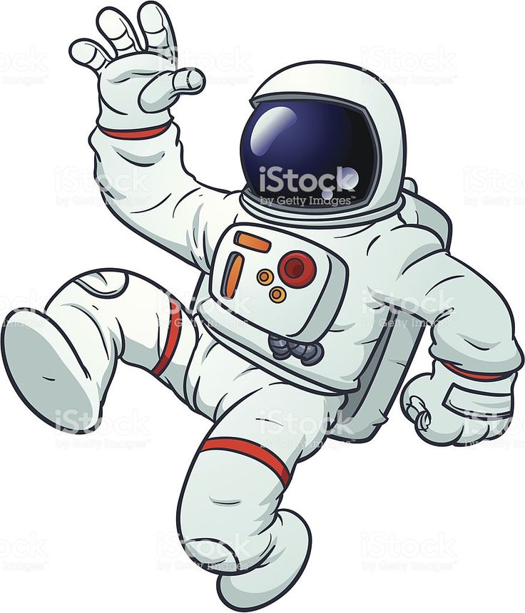 Cartoon Astronaut Floating Wallpapers