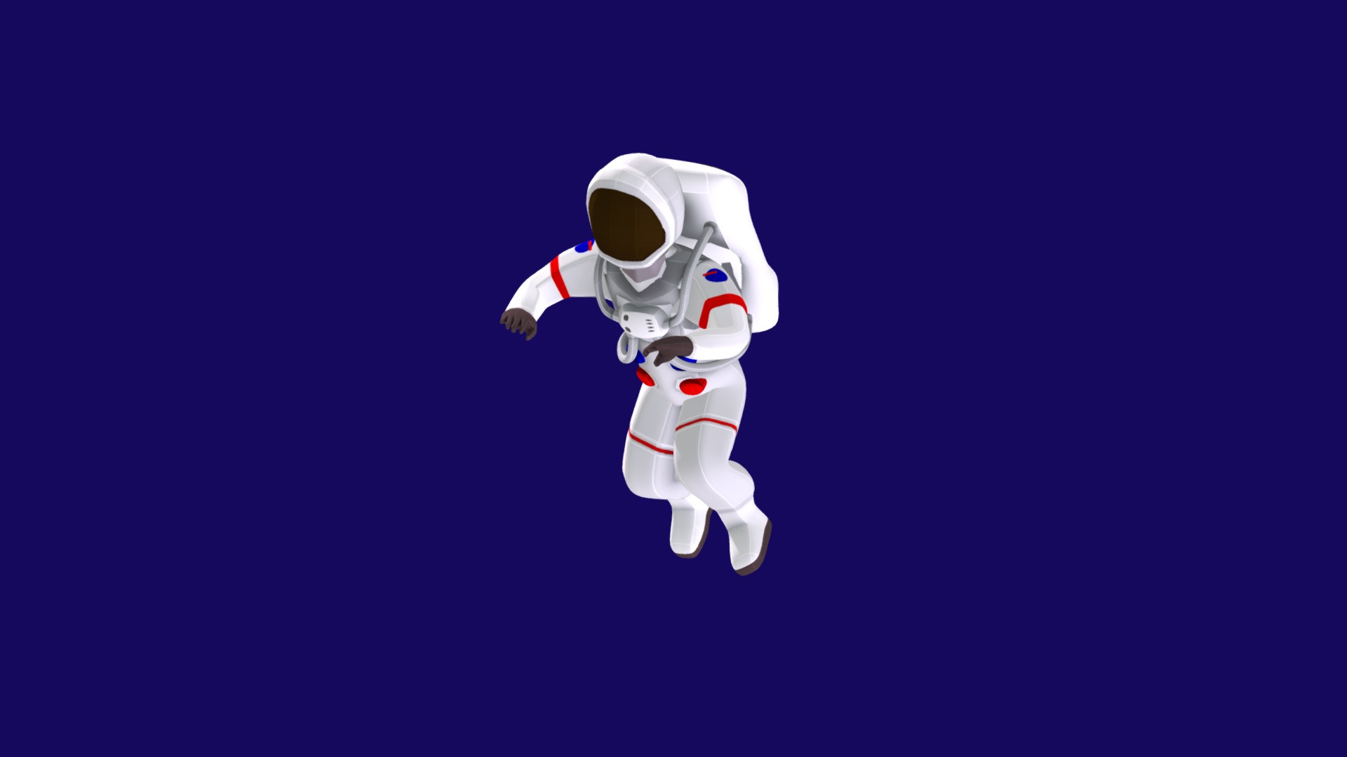 Cartoon Astronaut Floating Wallpapers