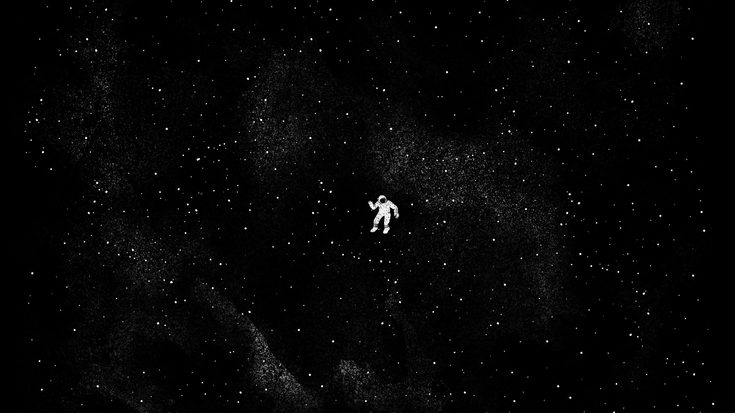 Cartoon Astronaut Floating Wallpapers