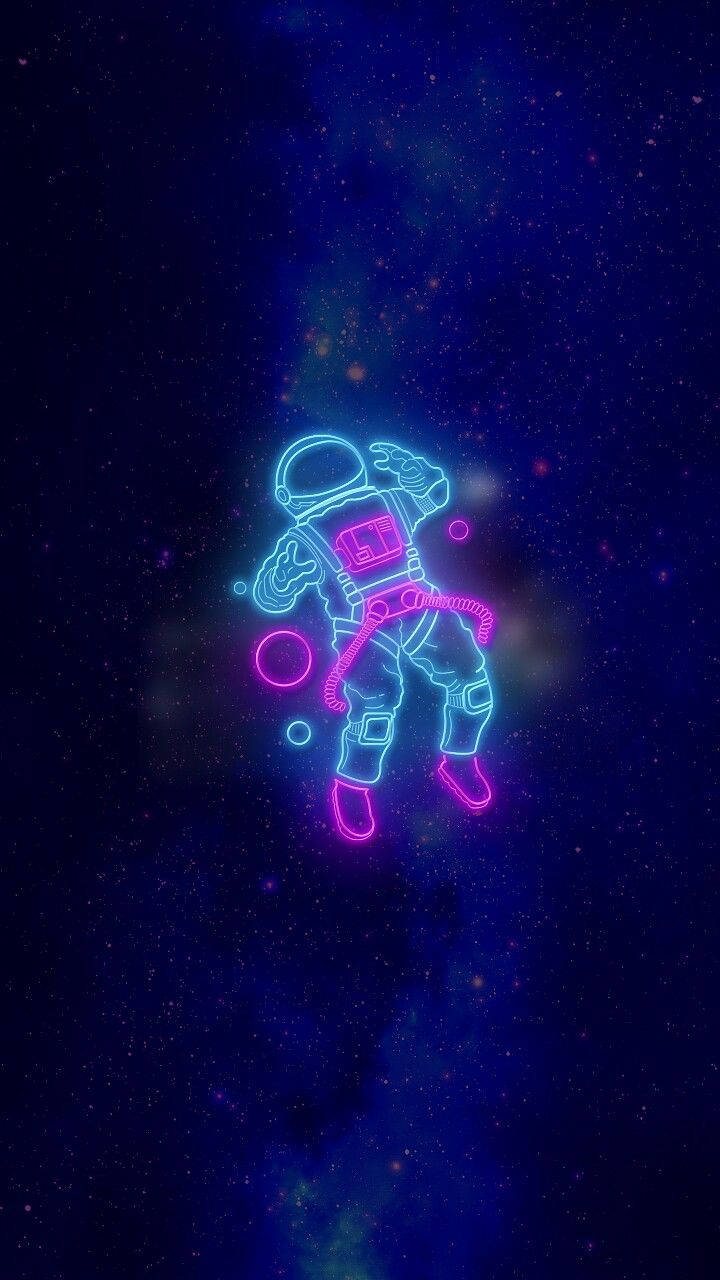 Cartoon Astronaut Floating Wallpapers