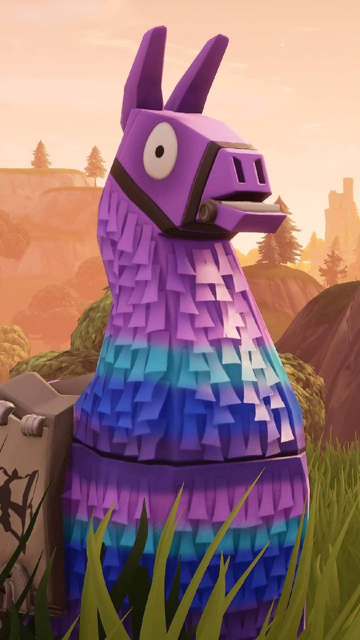 Cartoon Fortnite Llama Wallpapers