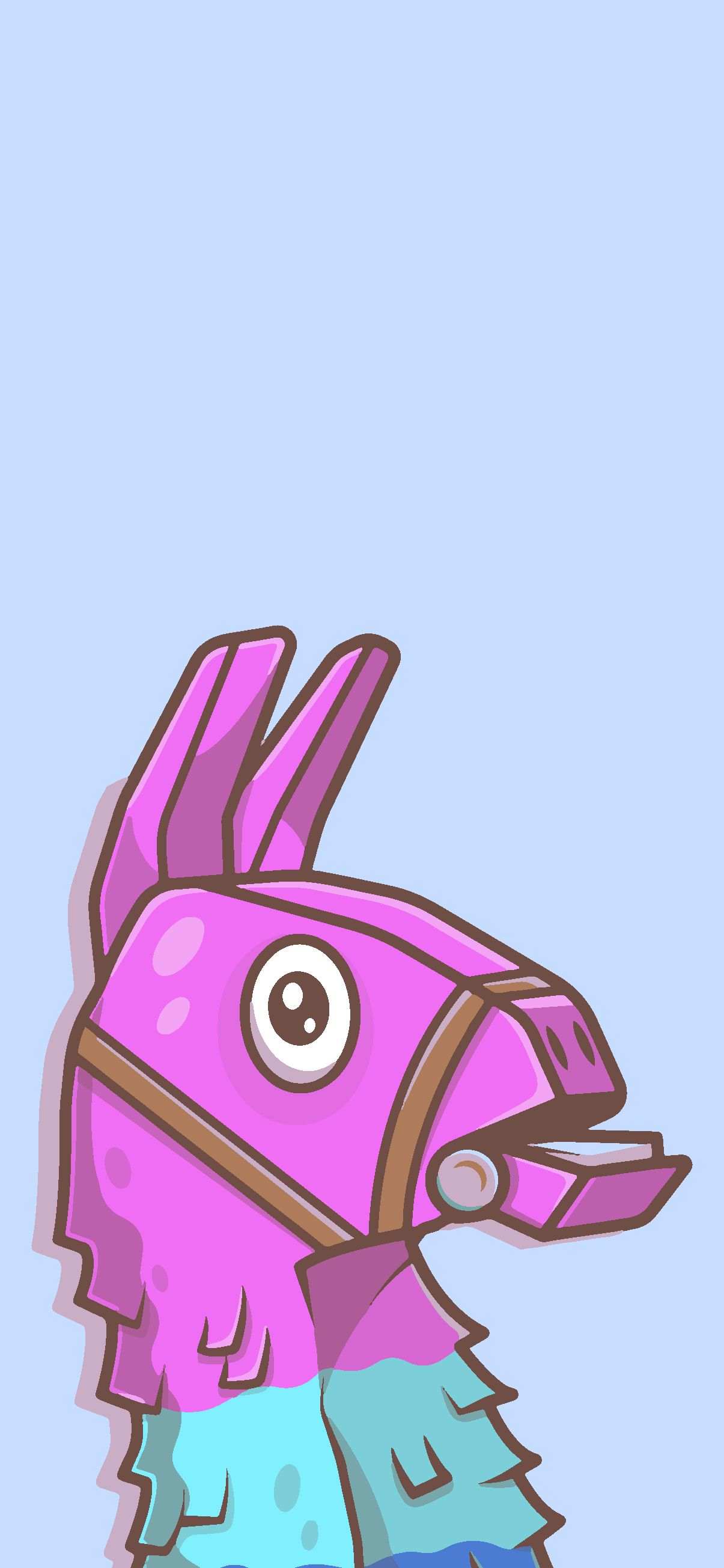 Cartoon Fortnite Llama Wallpapers