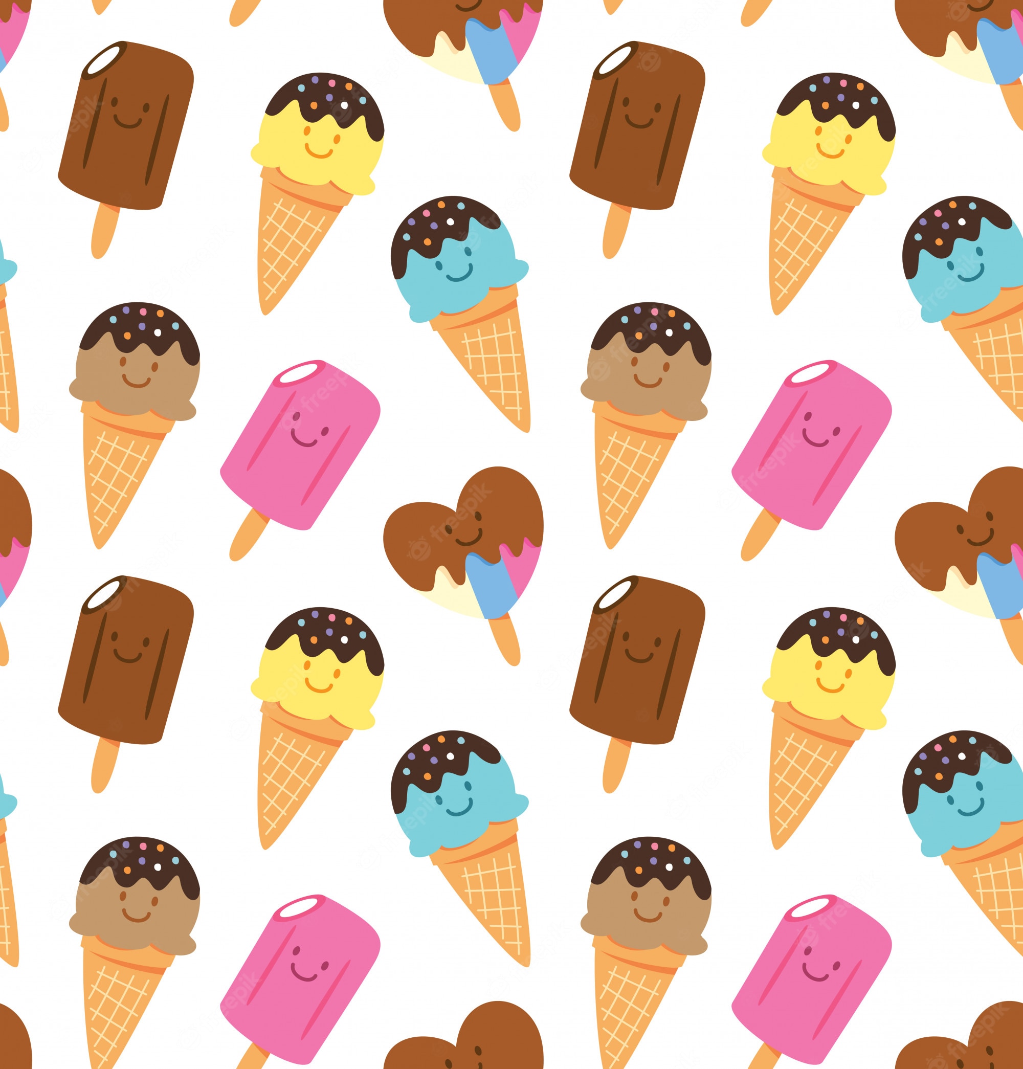 Cartoon Ice Cream Wallpapers