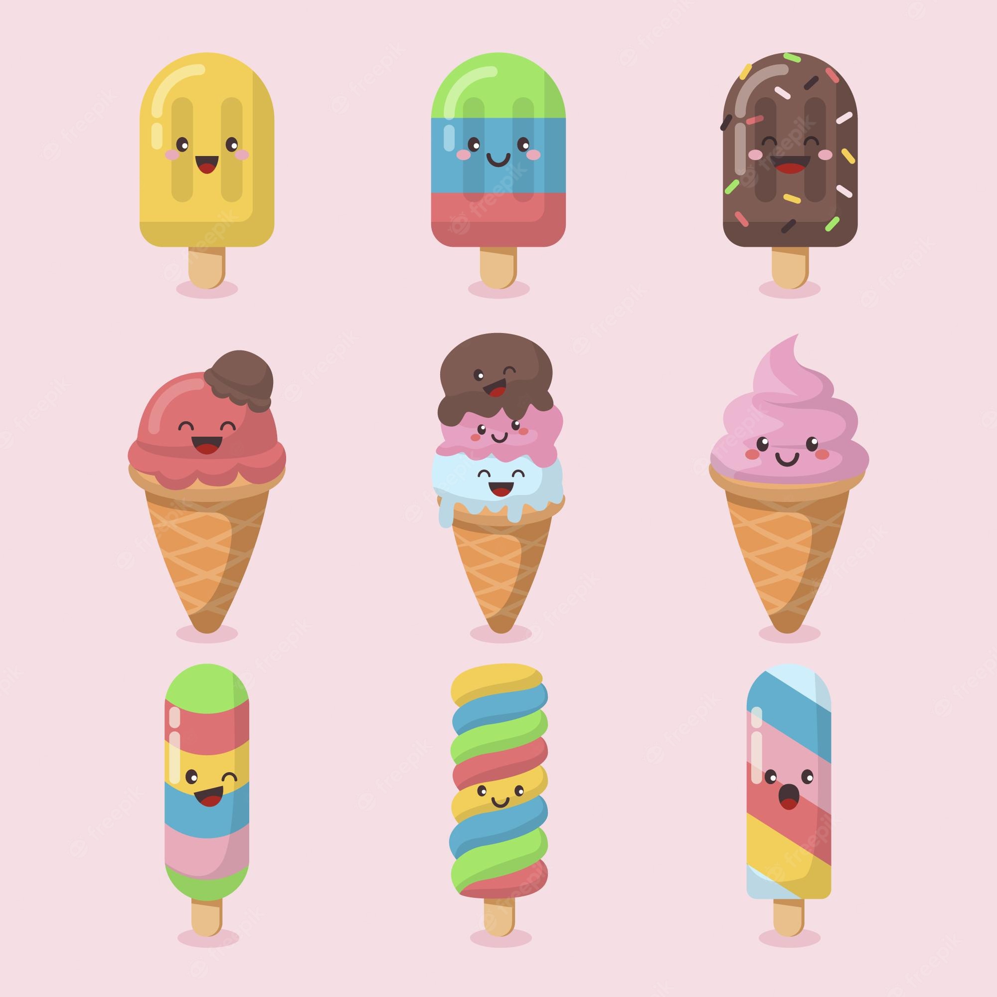 Cartoon Ice Cream Wallpapers