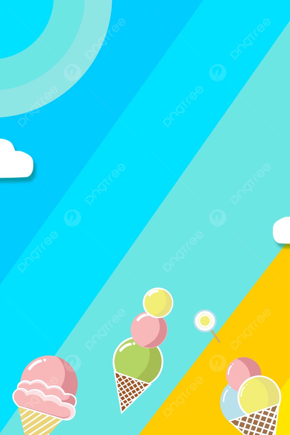 Cartoon Ice Cream Wallpapers