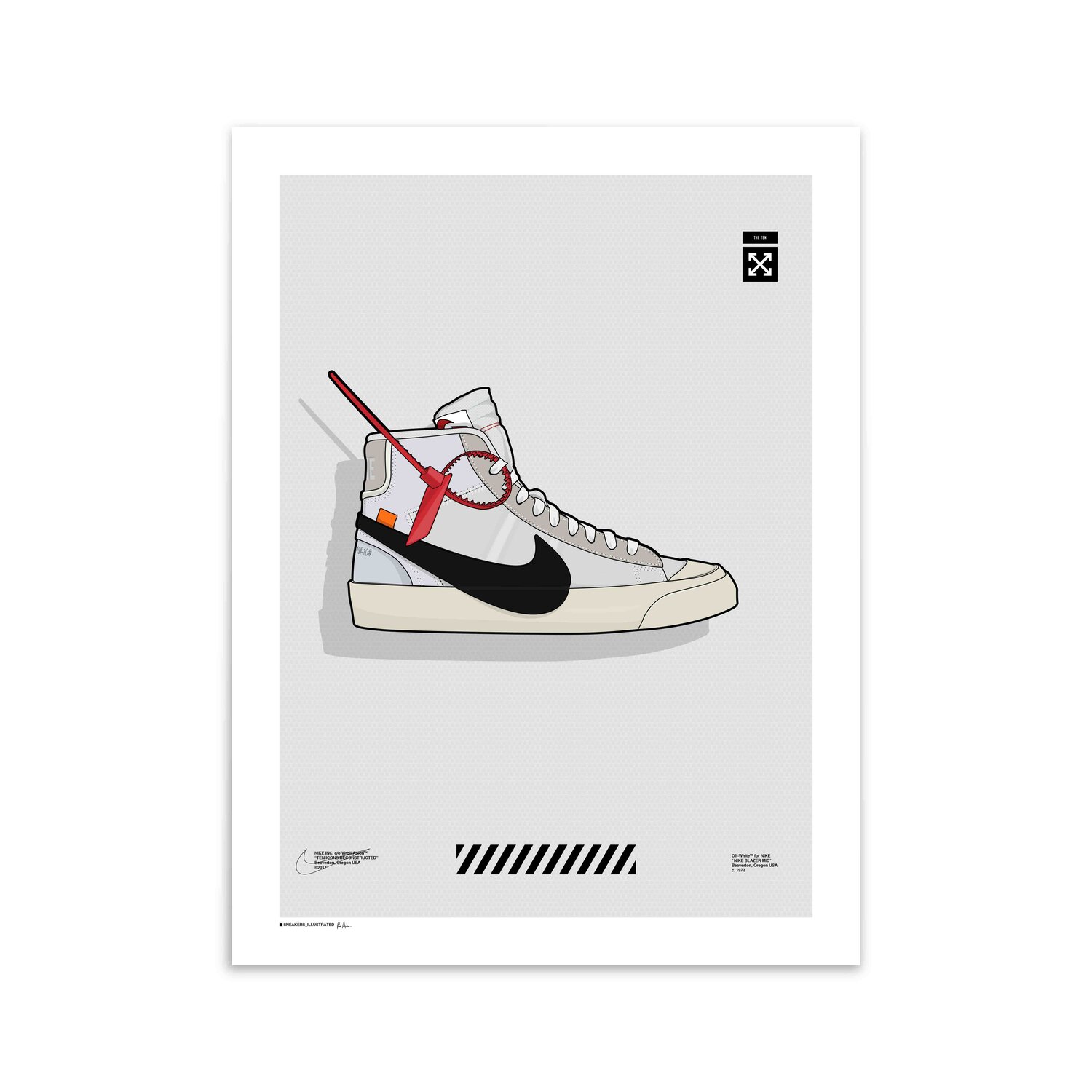 Cartoon Off White Shoes Wallpapers