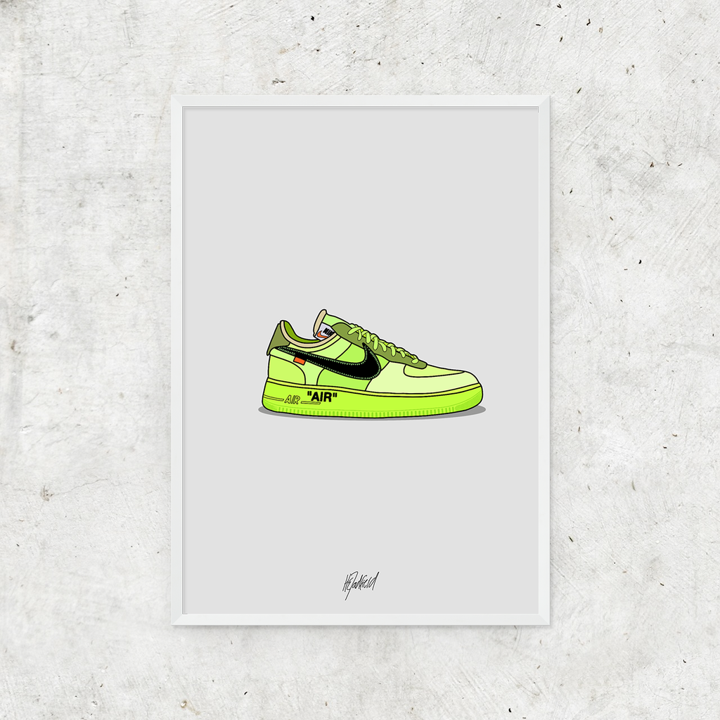 Cartoon Off White Shoes Wallpapers