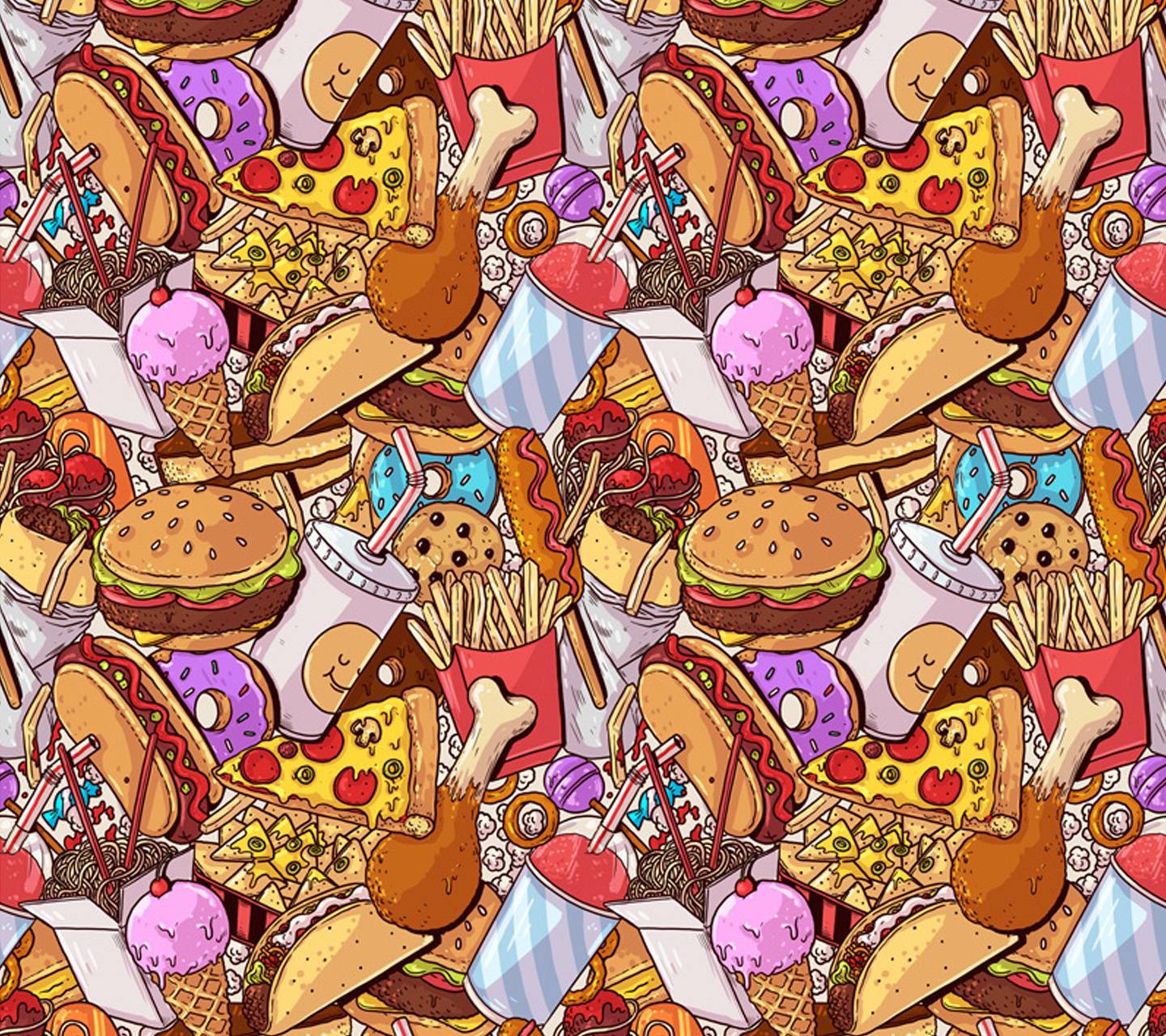 Cartoon Pattern Wallpapers