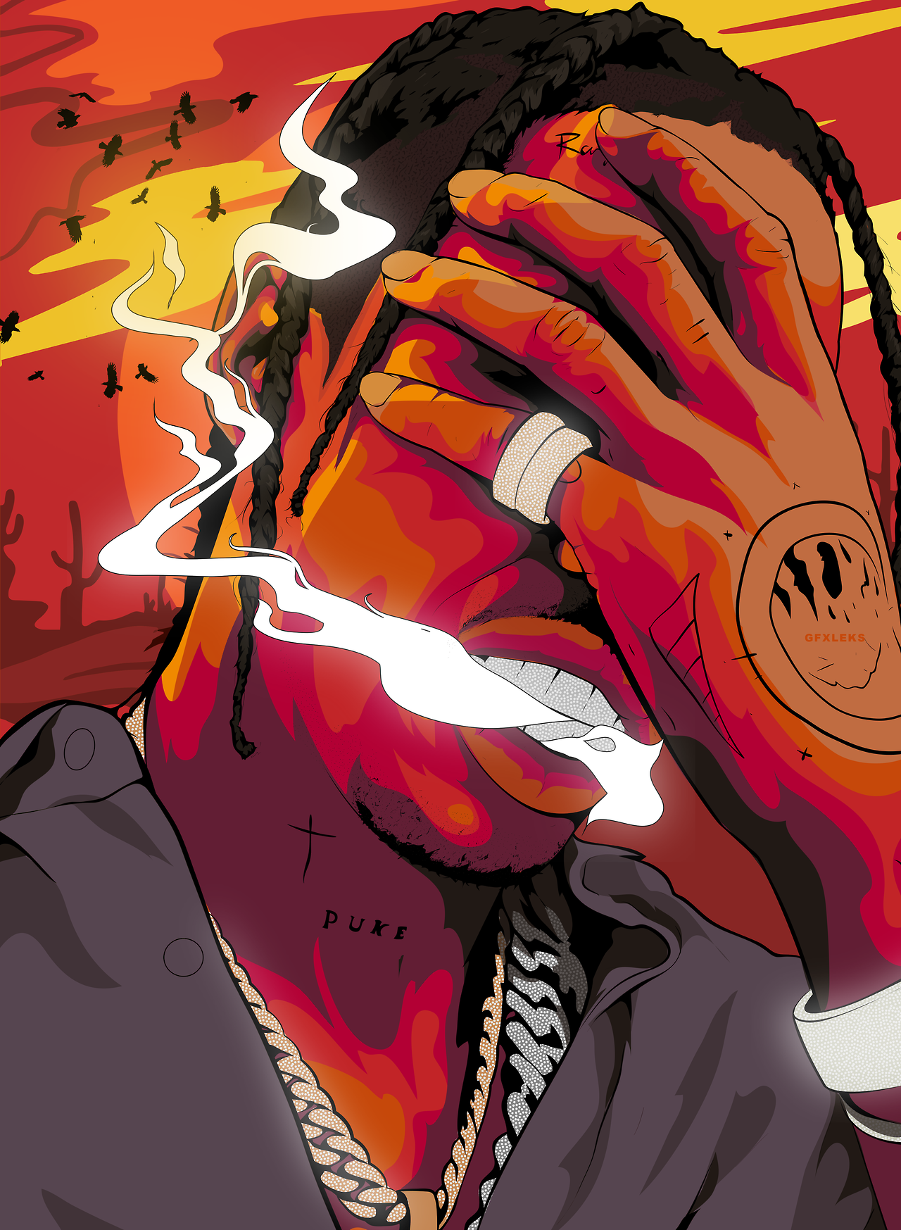 Cartoon Travis Scott Wallpapers