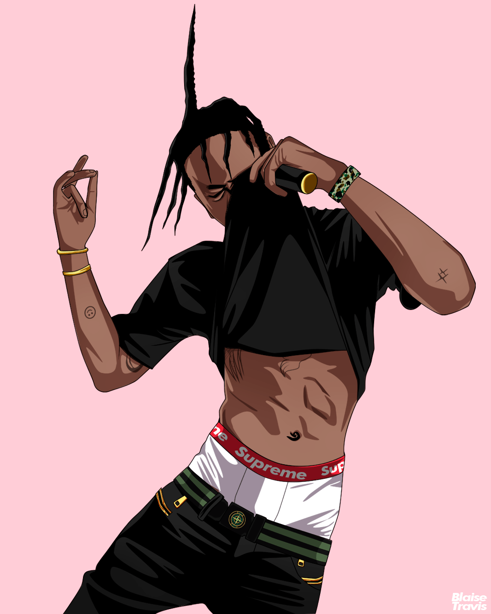 Cartoon Travis Scott Wallpapers