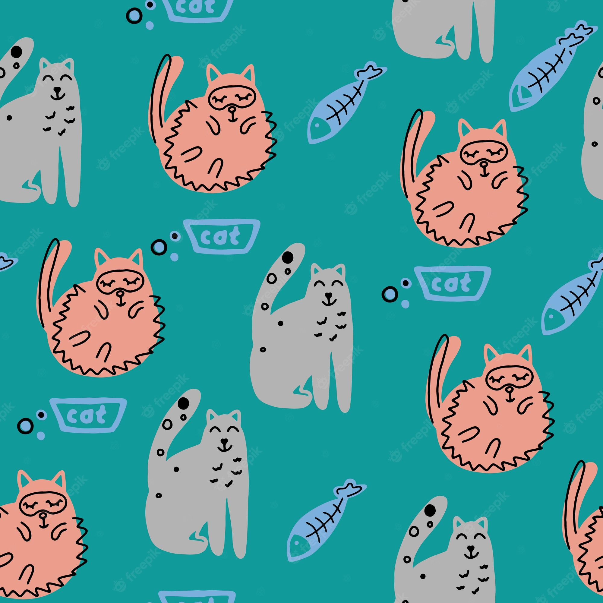Cat Print Wallpapers