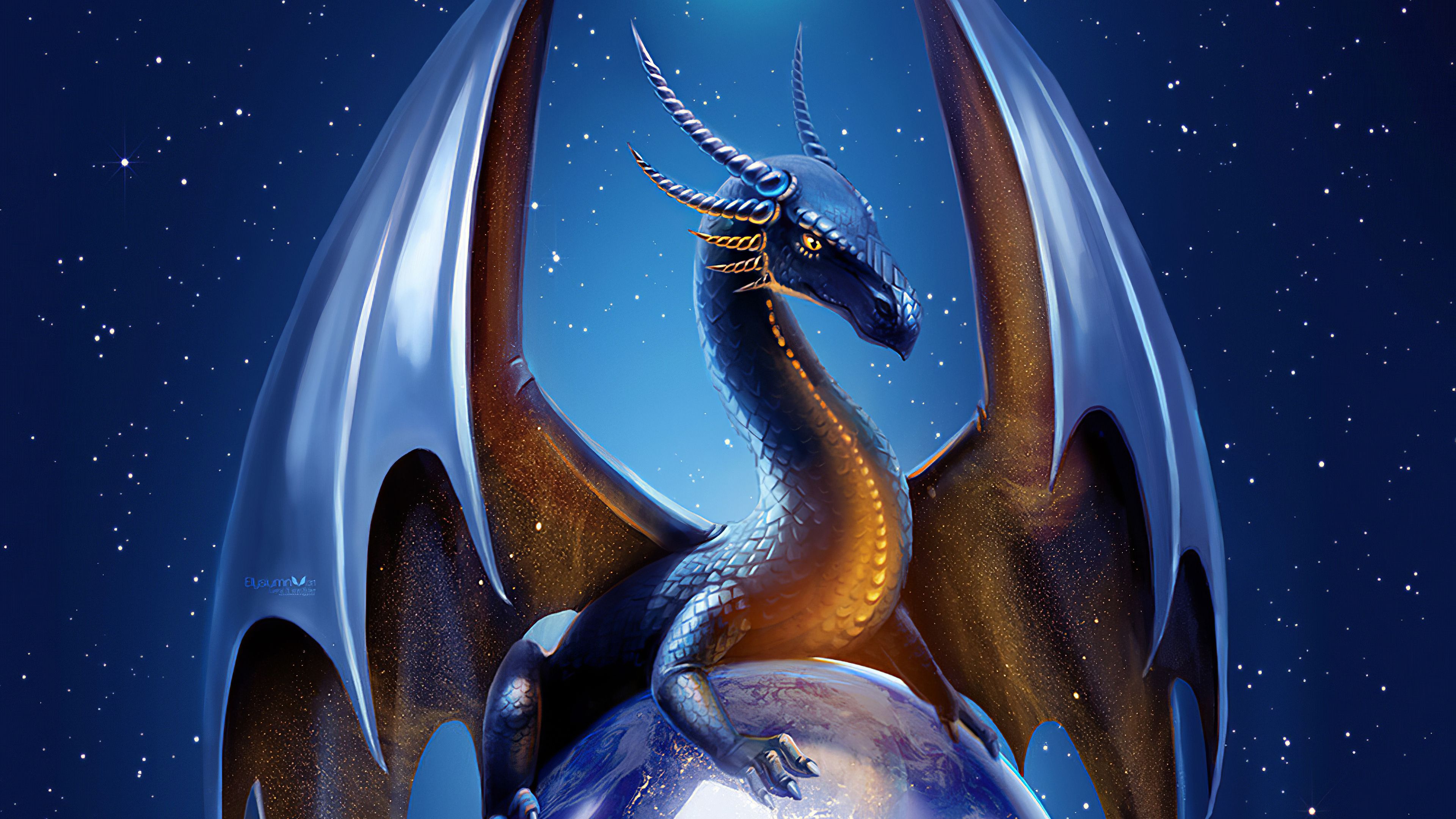 Celestial Dragon Art Wallpapers