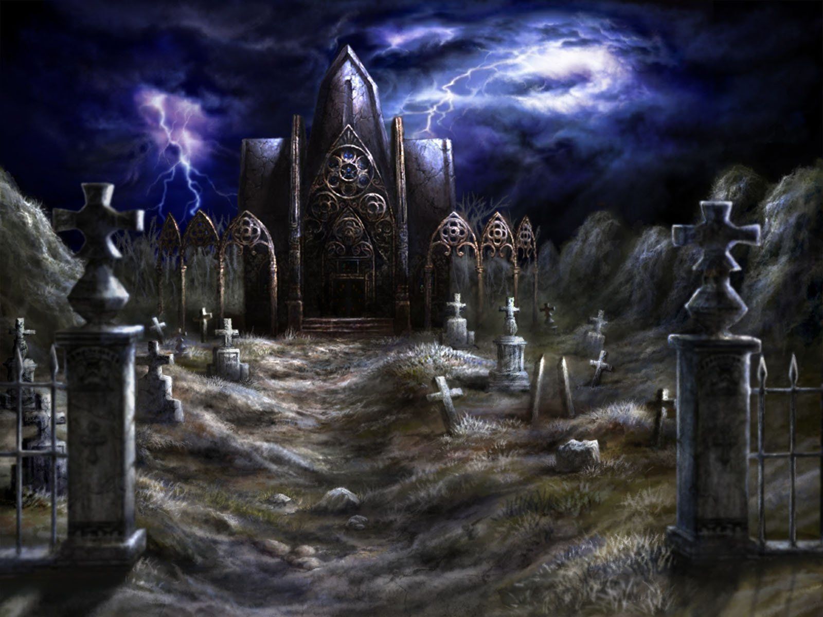 Cemetery Backdrop Wallpapers