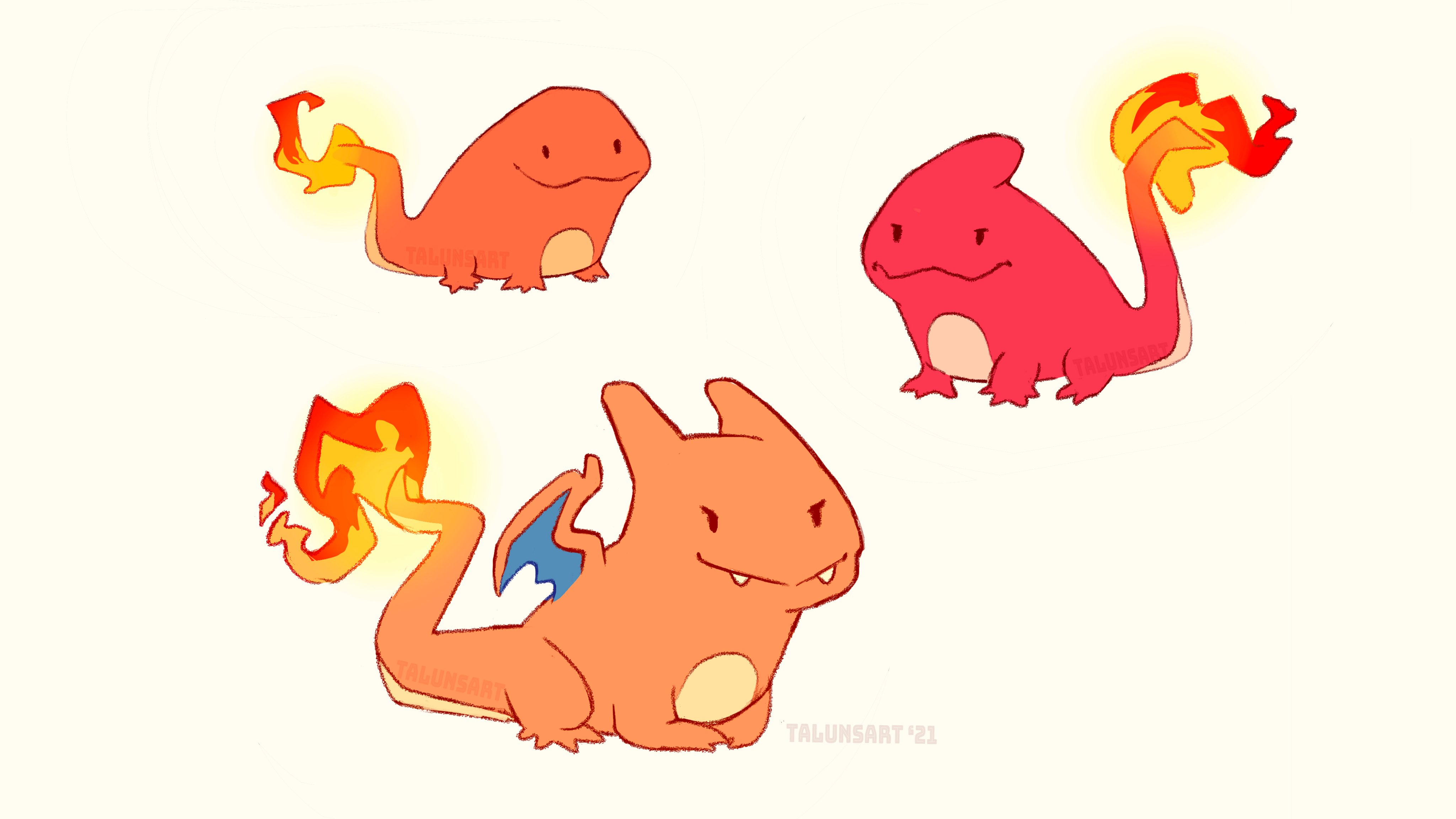 Charmander Charmeleon Charizard Wallpapers