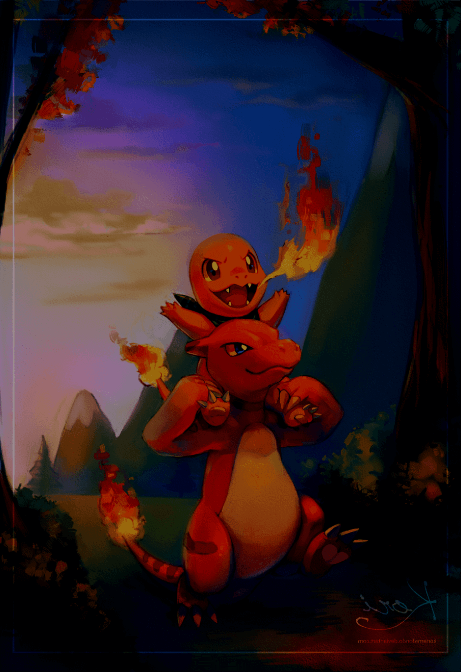 Charmander Charmeleon Charizard Wallpapers