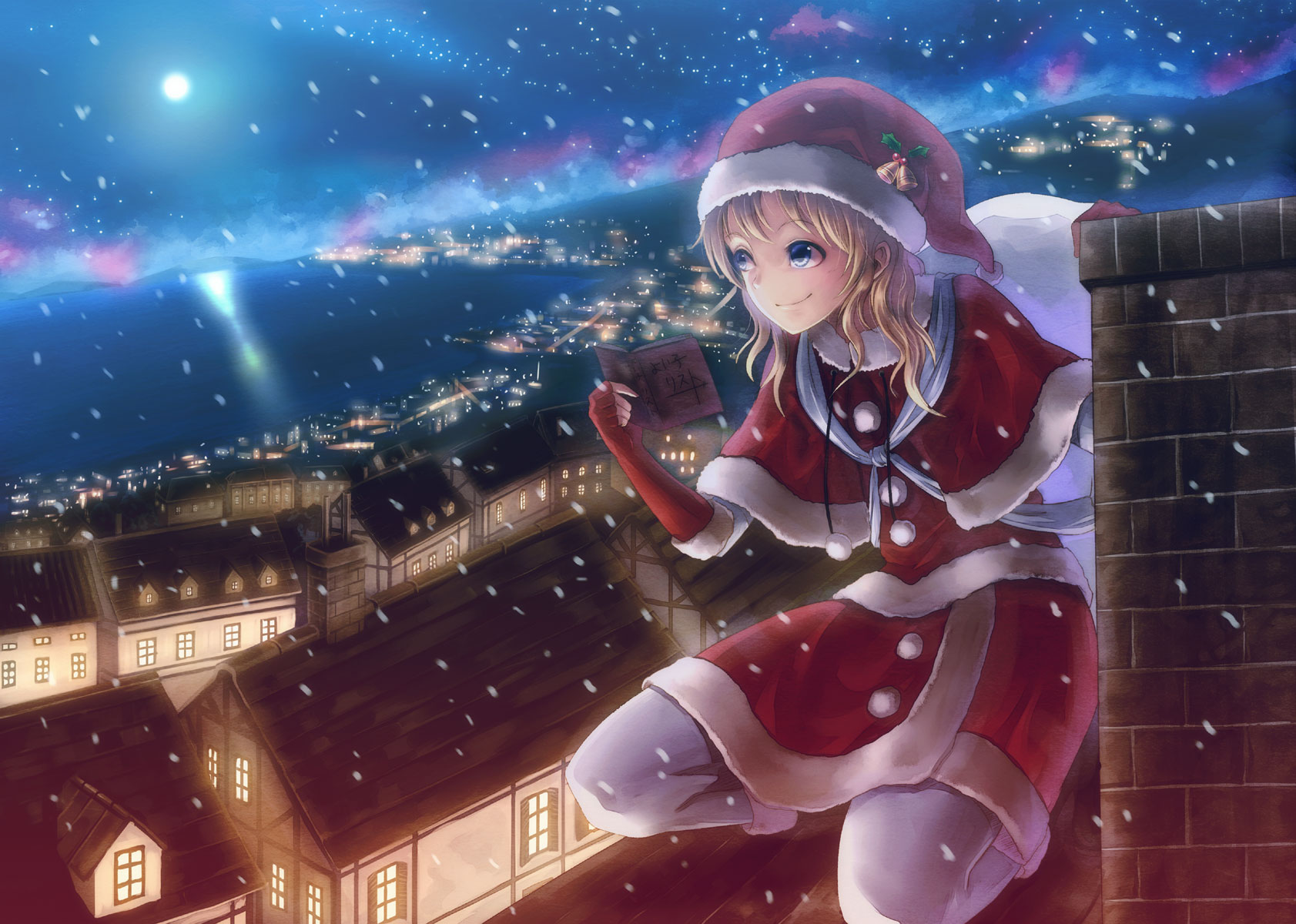 Chibi Anime Christmas Wallpapers